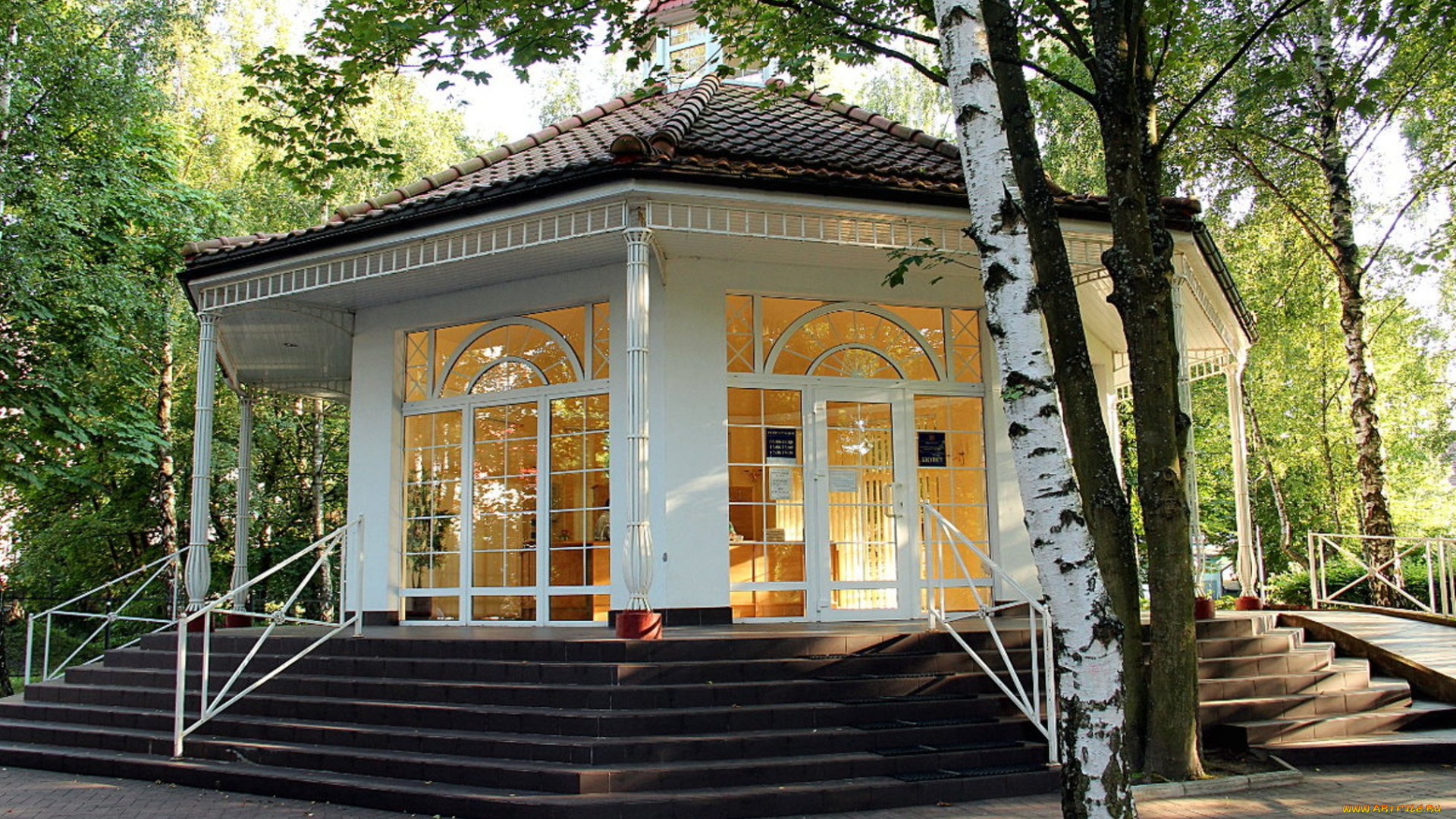 солнечный, домик, города, -, здания, , дома, дом, здание, город