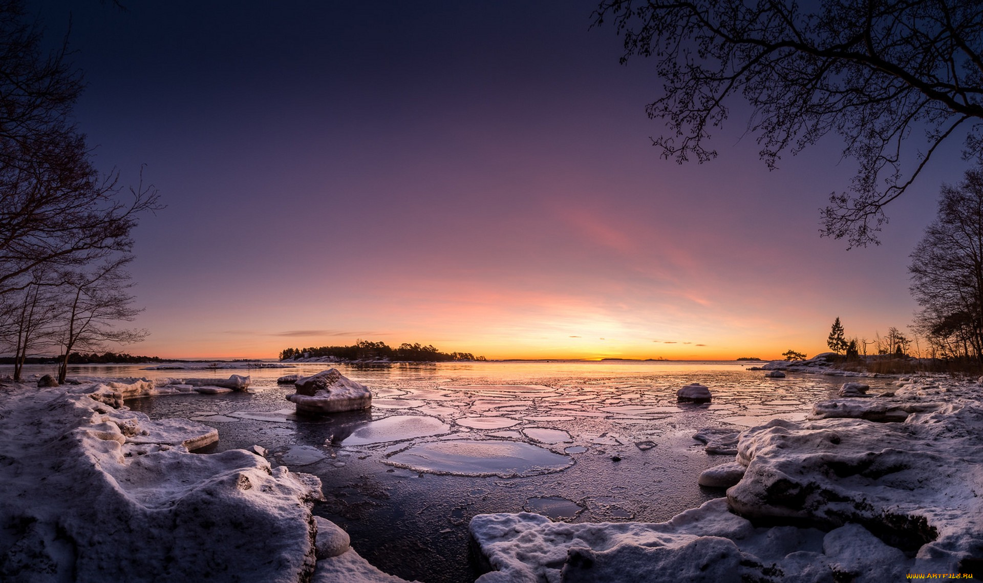 природа, восходы, закаты, простор