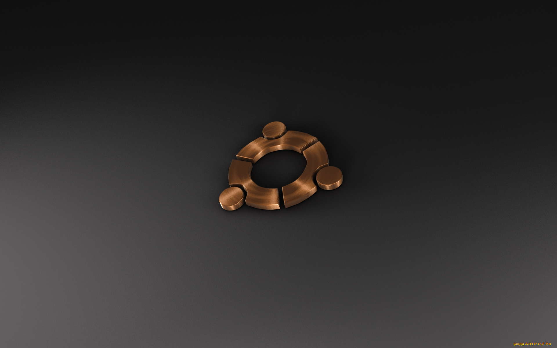 компьютеры, ubuntu, linux, фон, логотип