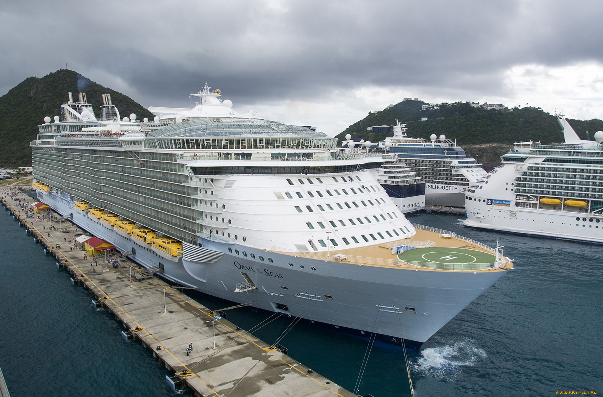 oasis, of, the, seas, корабли, лайнеры, круиз, лайнер