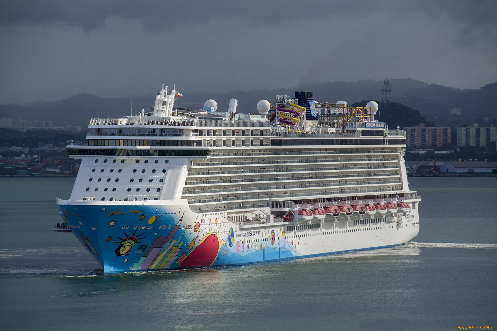 norwegian, breakaway, корабли, лайнеры, круиз, лайнер