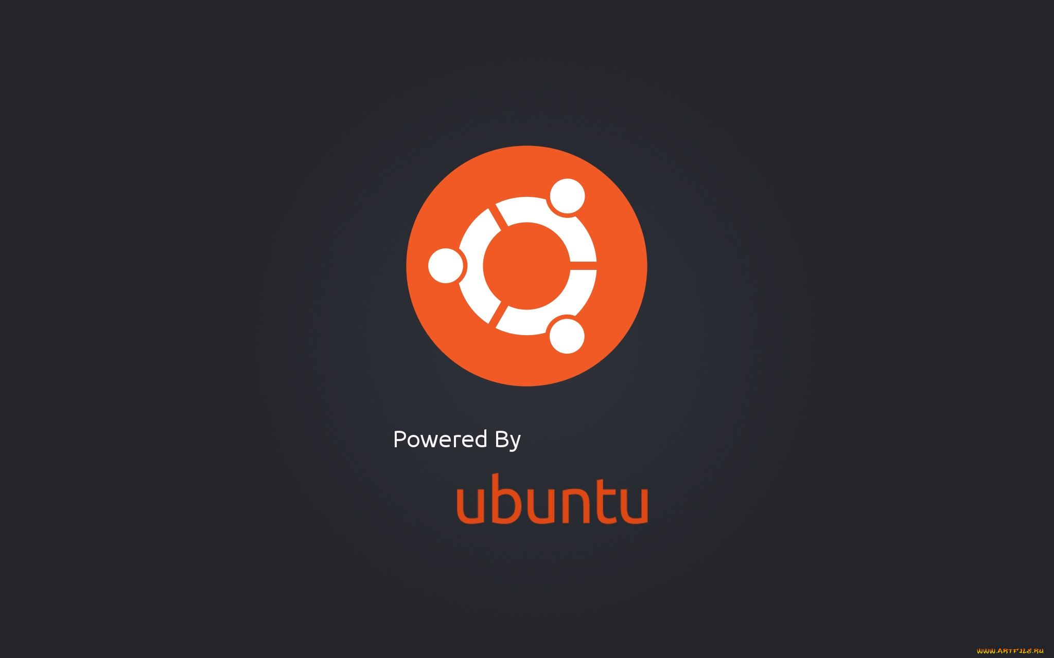 компьютеры, ubuntu, linux, фон, логотип