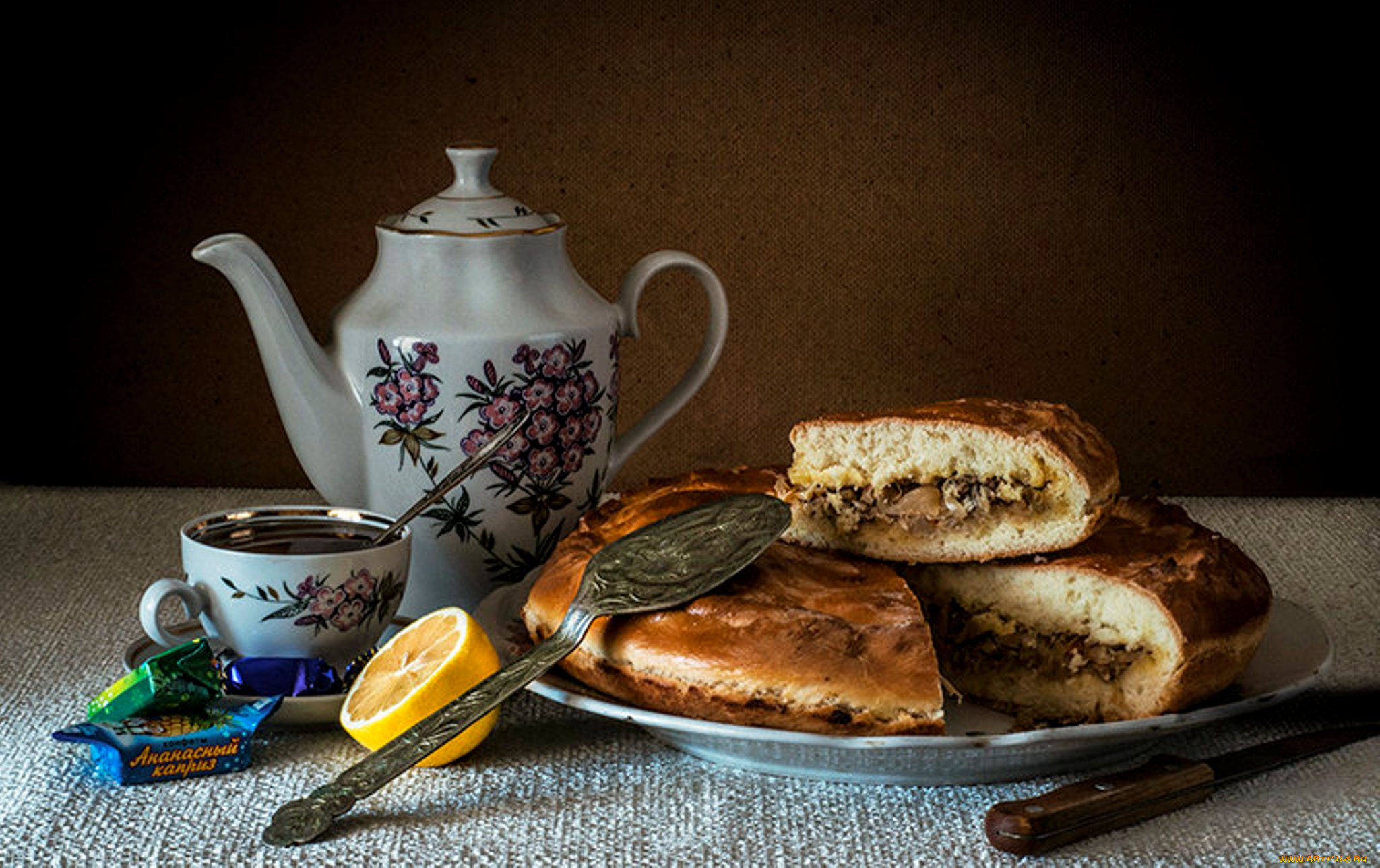 еда, пироги, натюрморт