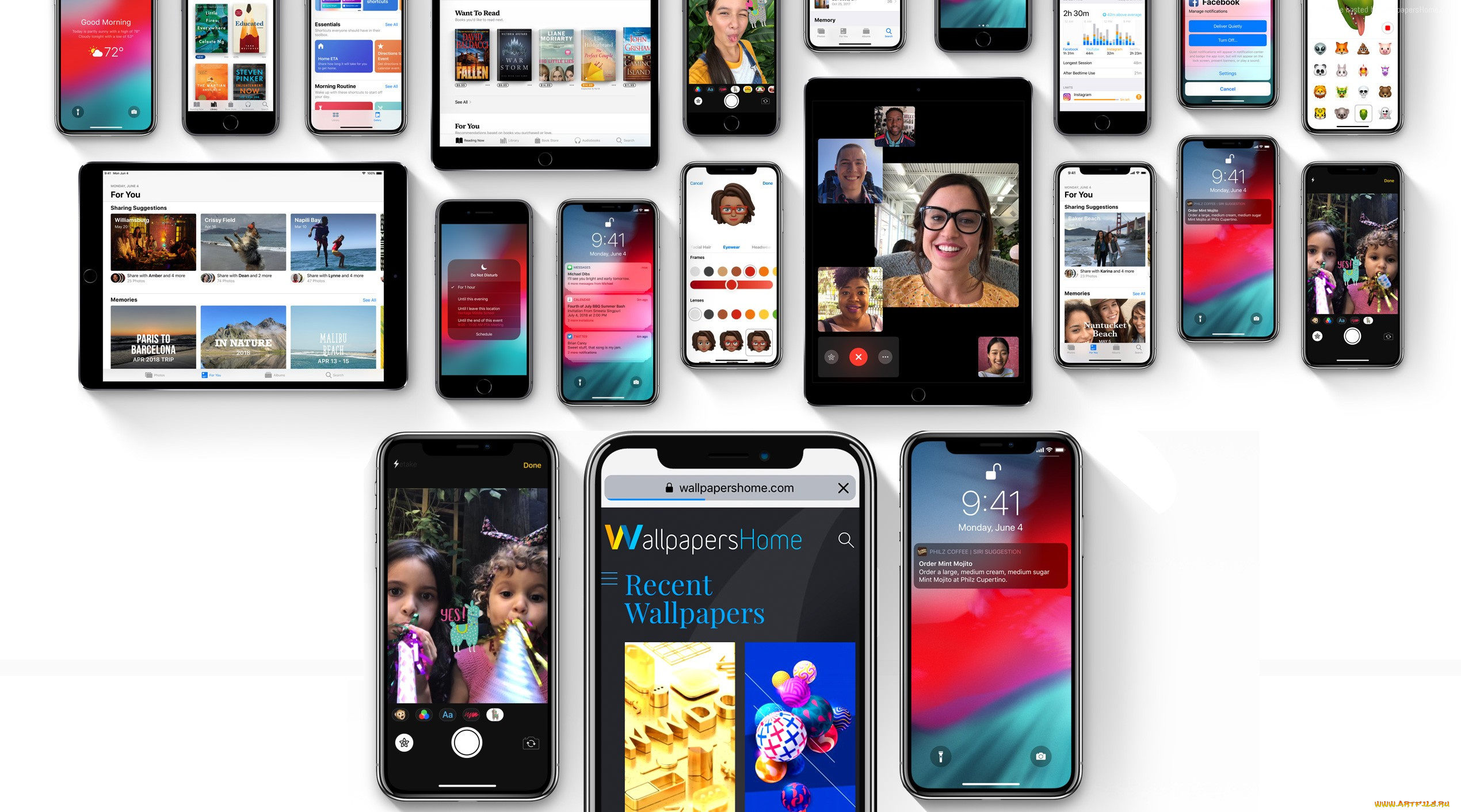 бренды, iphone, гаджеты, интерфейс, psd, ios, 12, система, gui
