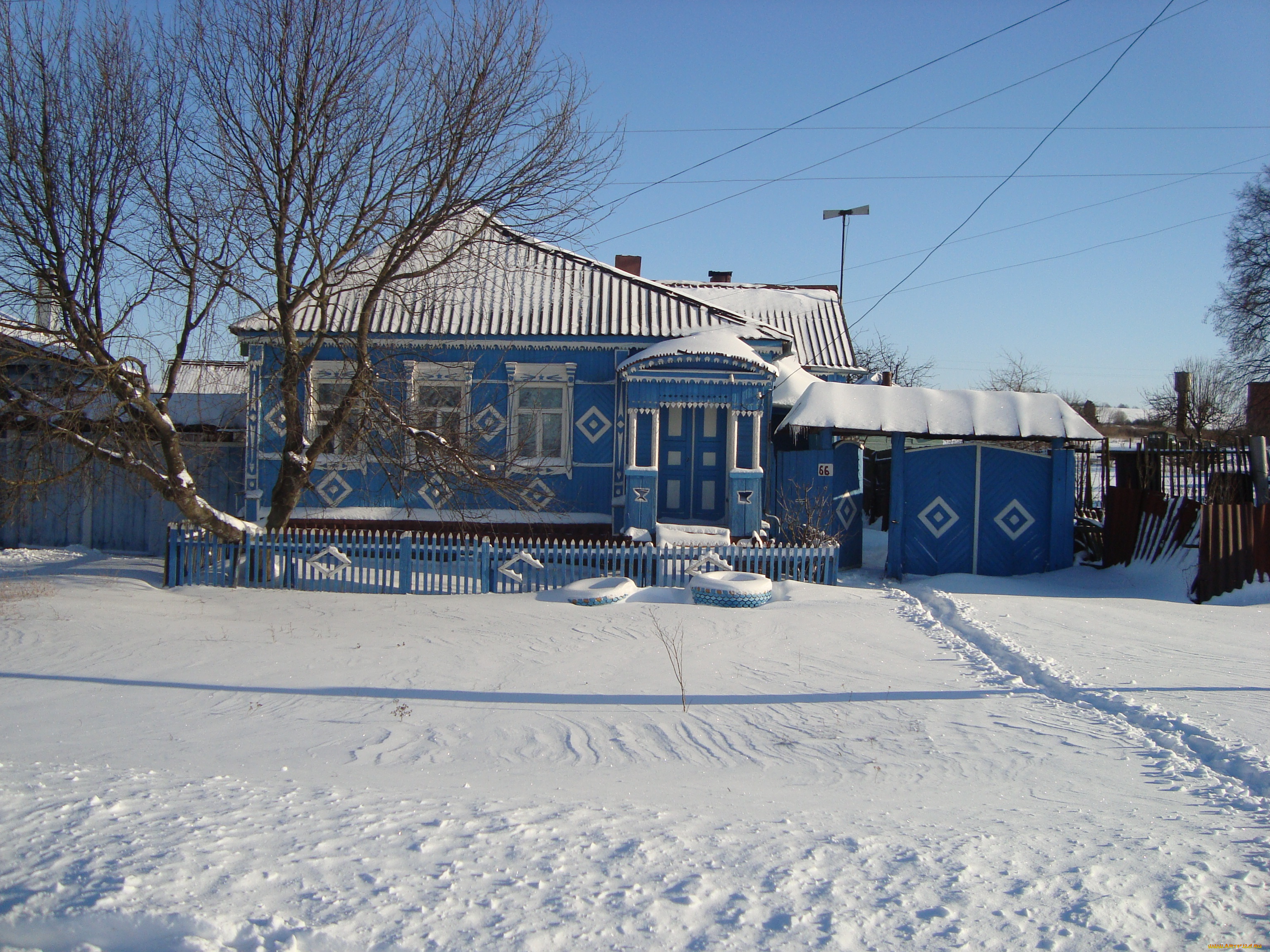 города, -, здания, , дома, зима, домик