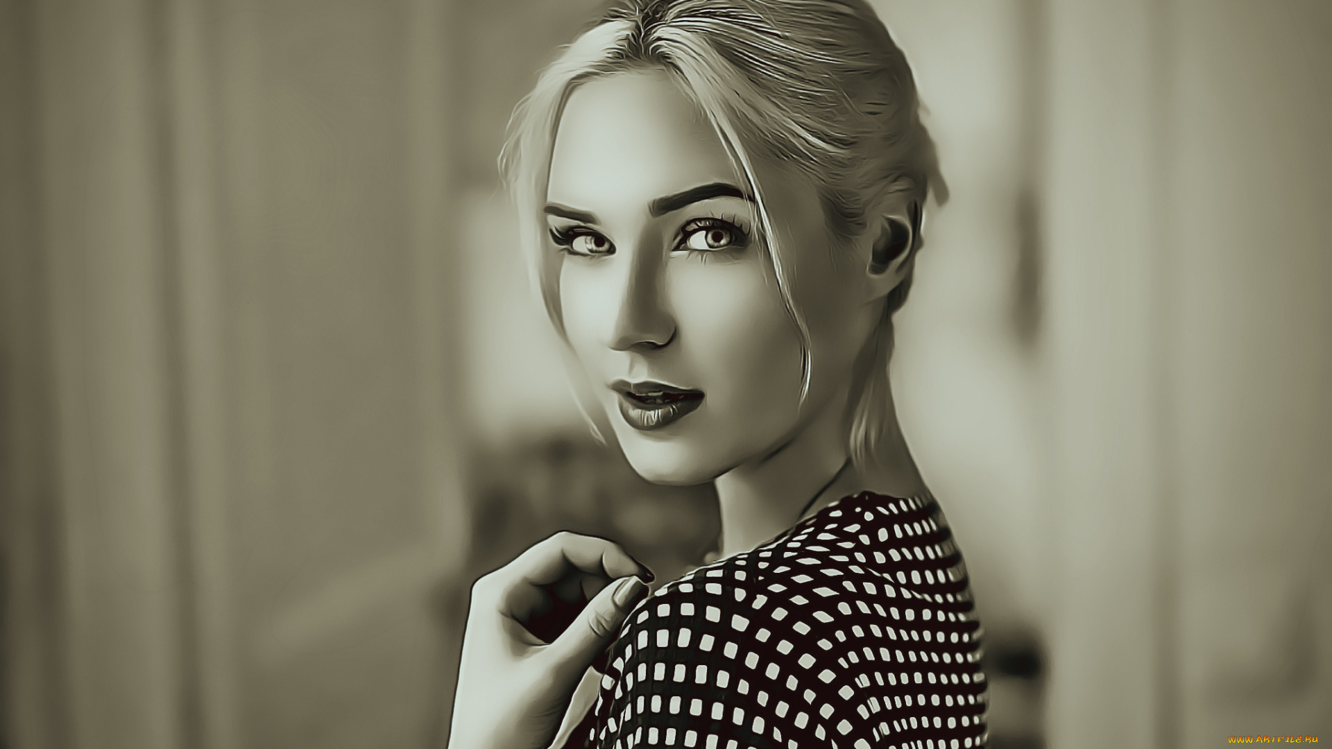 календари, компьютерный, дизайн, calendar, взгляд, лицо, девушка