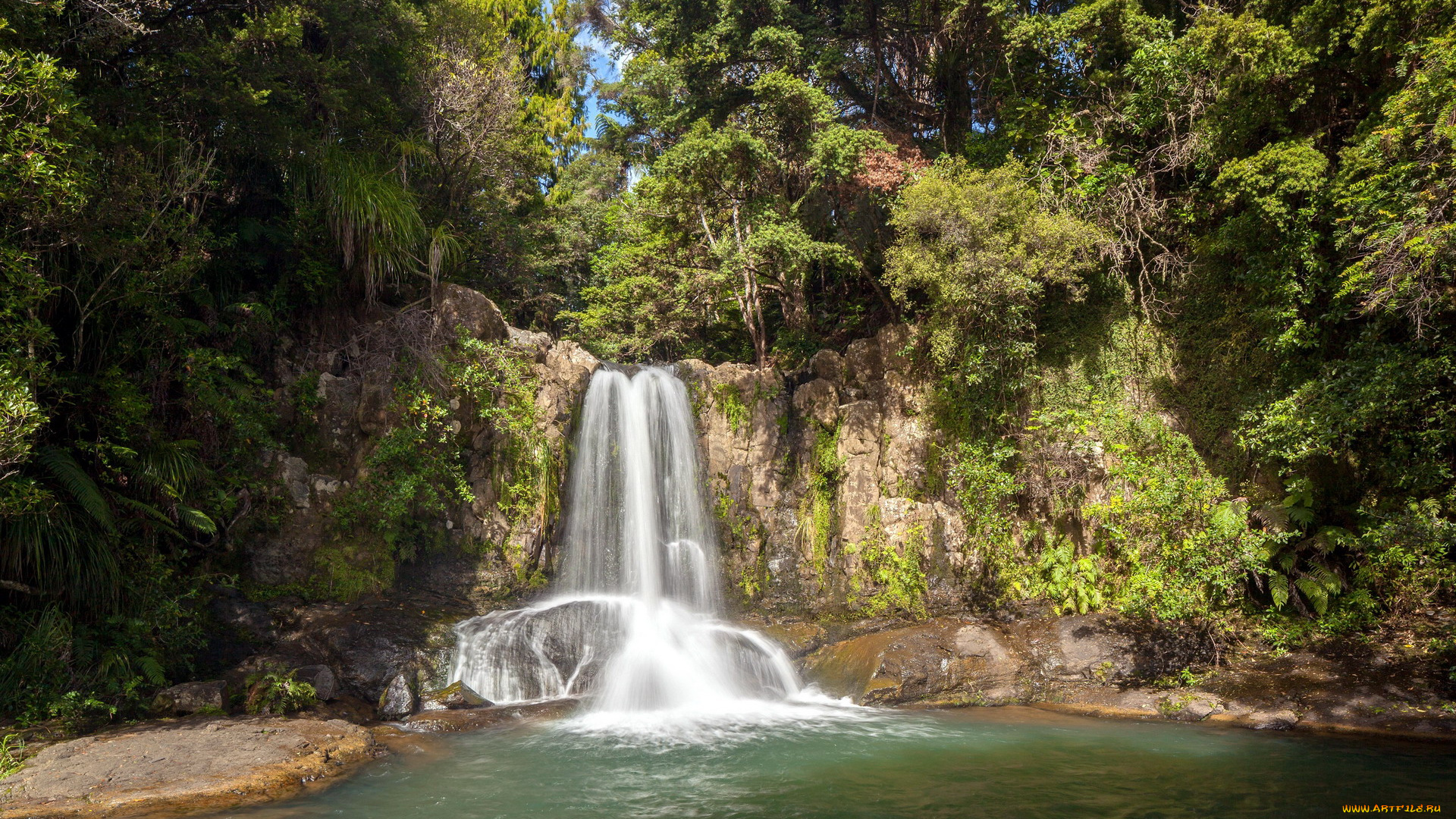 природа, водопады, поток, водопад, вода