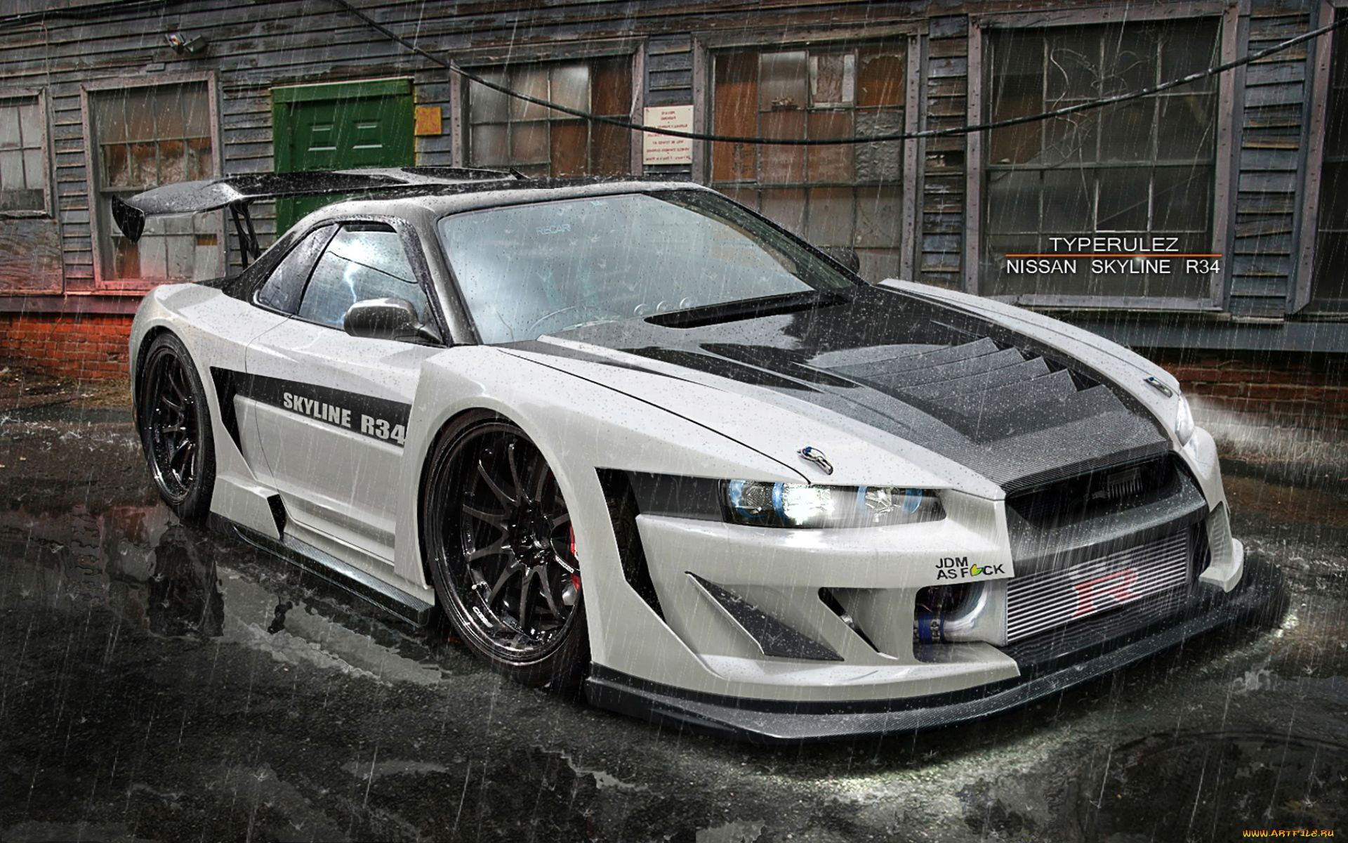 nissan, skyline, gt-r, r34, автомобили, виртуальный, тюнинг, nissan, skyline, gtr, r34, godzilla, годзилла, japan, японская, legend, легенда