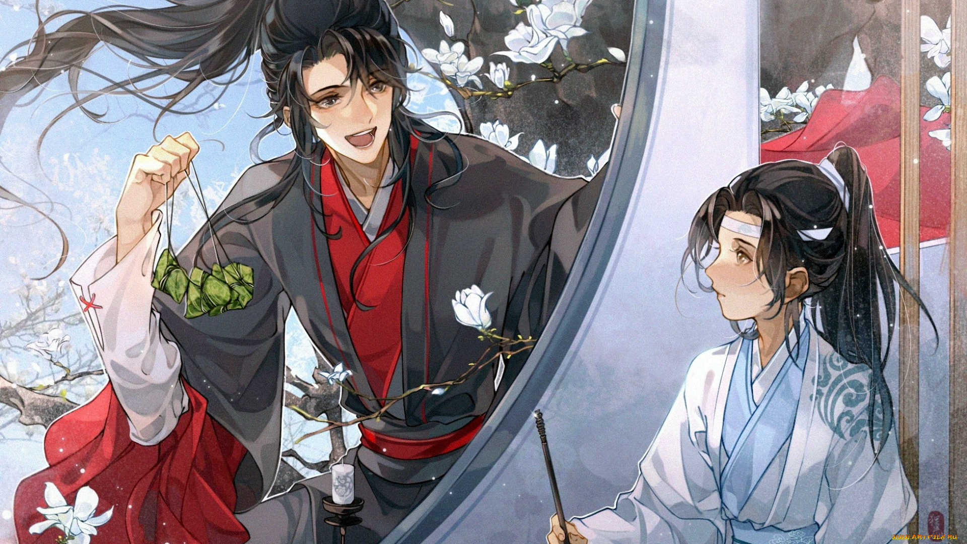 аниме, mo, dao, zu, shi, вэй, усянь, лань, ванцзы, угощение