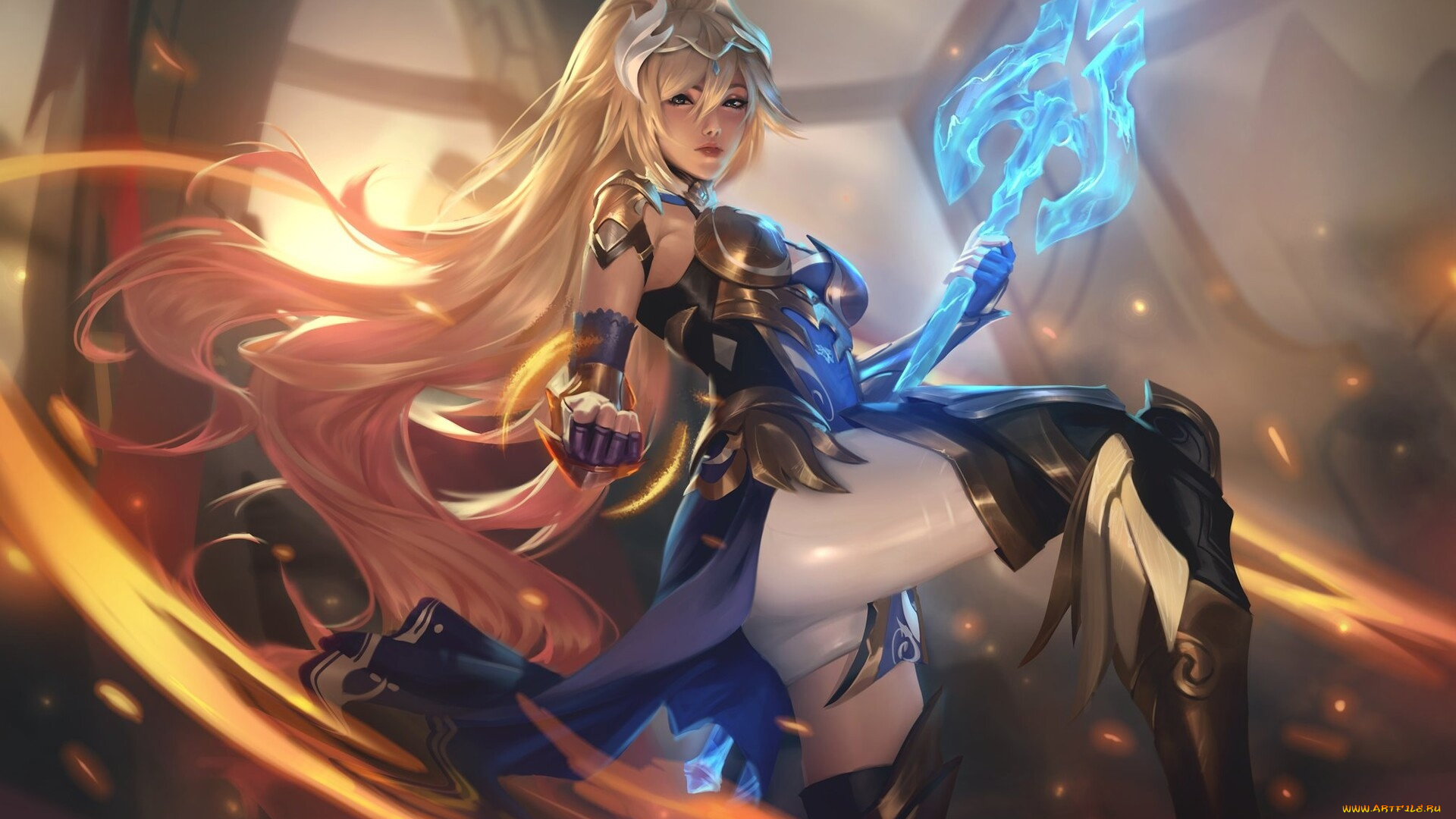 фэнтези, маги, , волшебники, девушка, посох