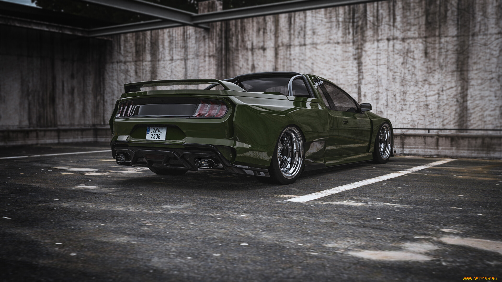 ford, mustang, shelby, gt500, sport, wagon, ute, автомобили, 3д, ford, mustang, shelby, gt500, sport, wagon, ute