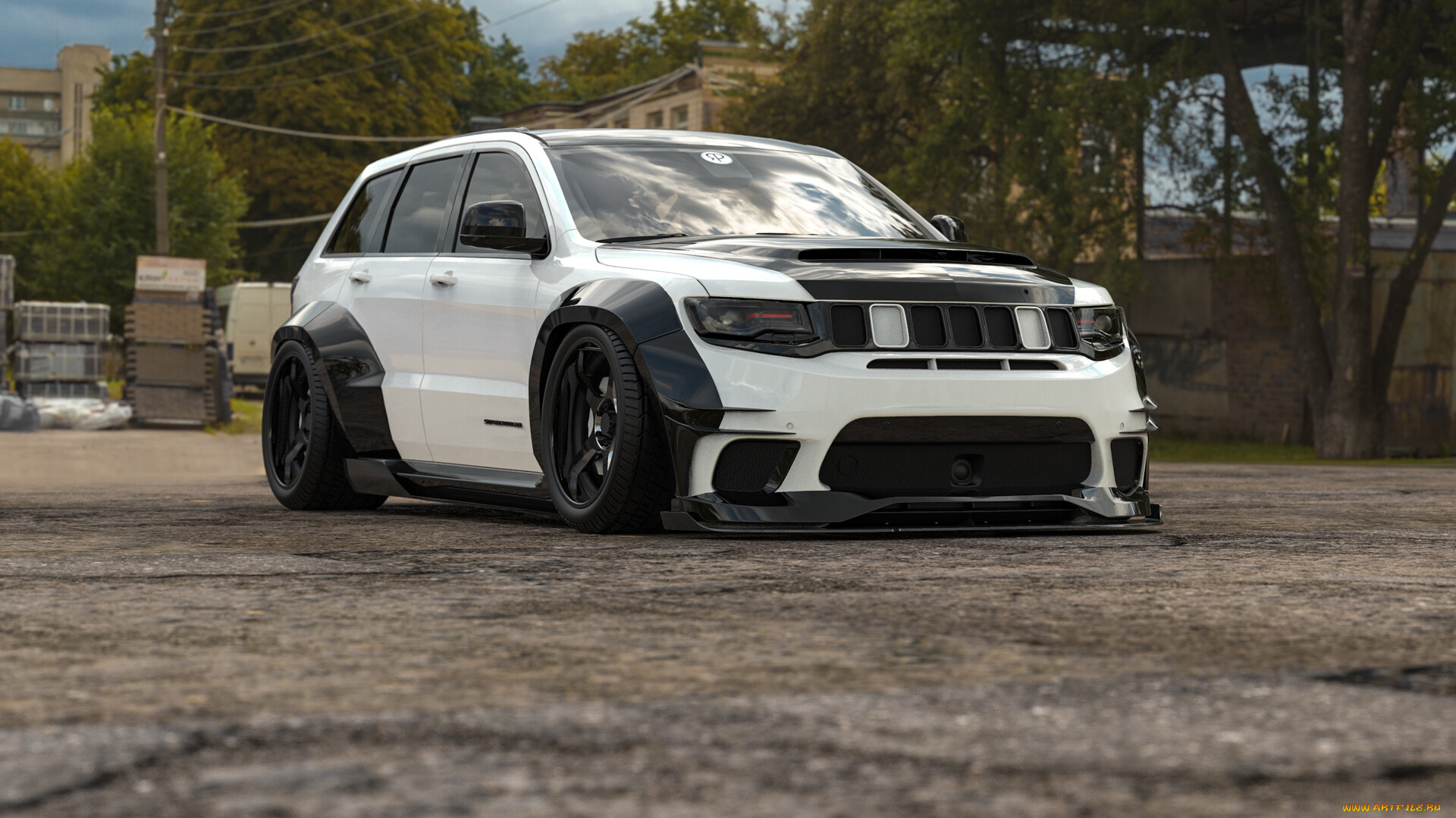 jeep, track, hawk, american, daddy, автомобили, 3д, jeep, track, hawk, american, daddy