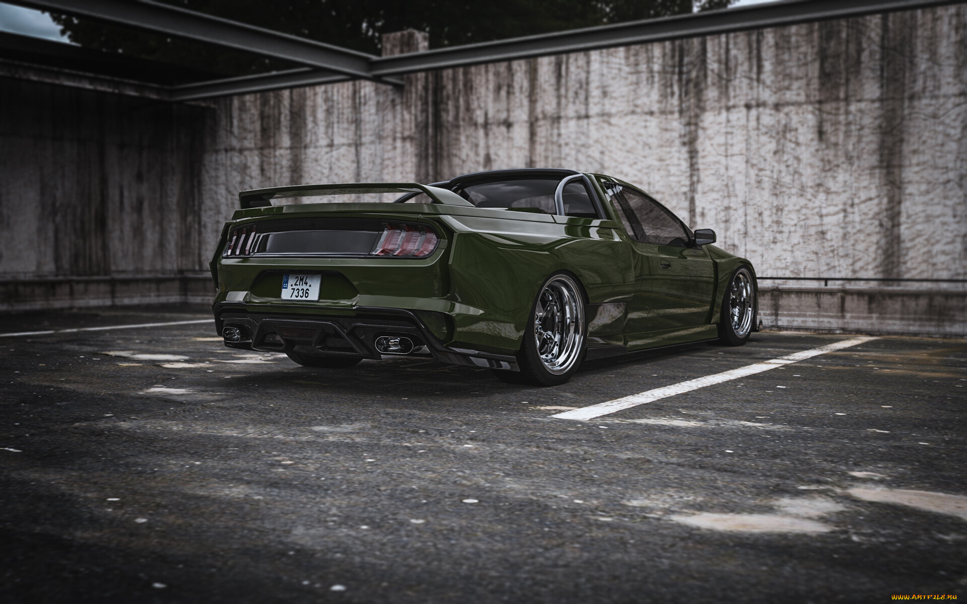 ford, mustang, shelby, gt500, sport, wagon, ute, автомобили, 3д, ford, mustang, shelby, gt500, sport, wagon, ute