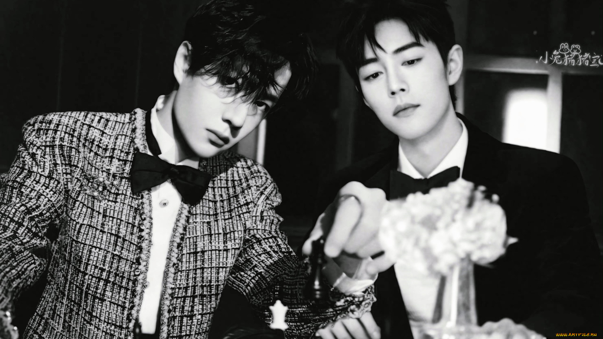 разное, компьютерный, дизайн, ван, ибо, сяо, чжань, стол, ресторан