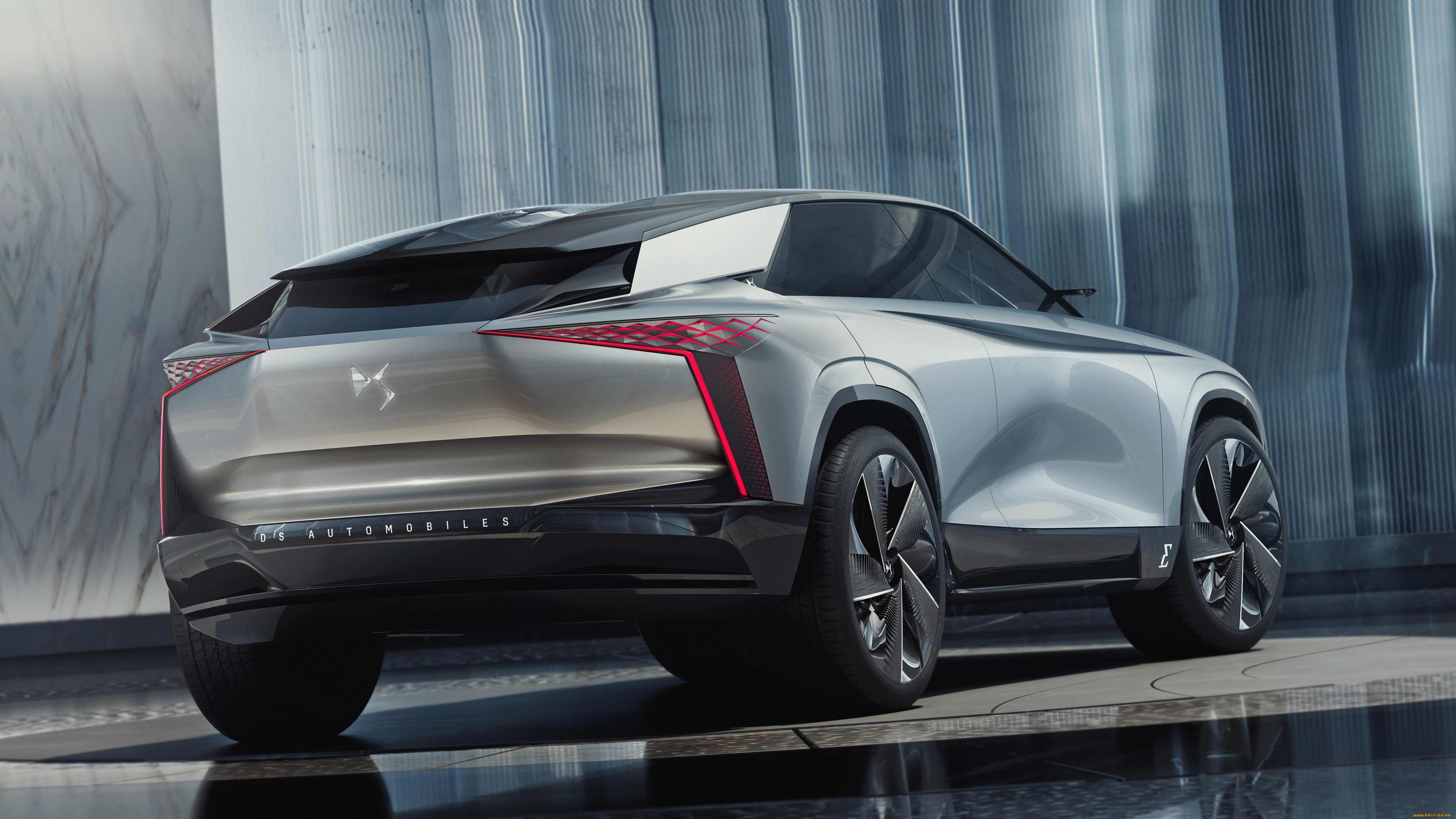 ds, aero, sport, lounge, автомобили, citroen, ds, серебристый, здание