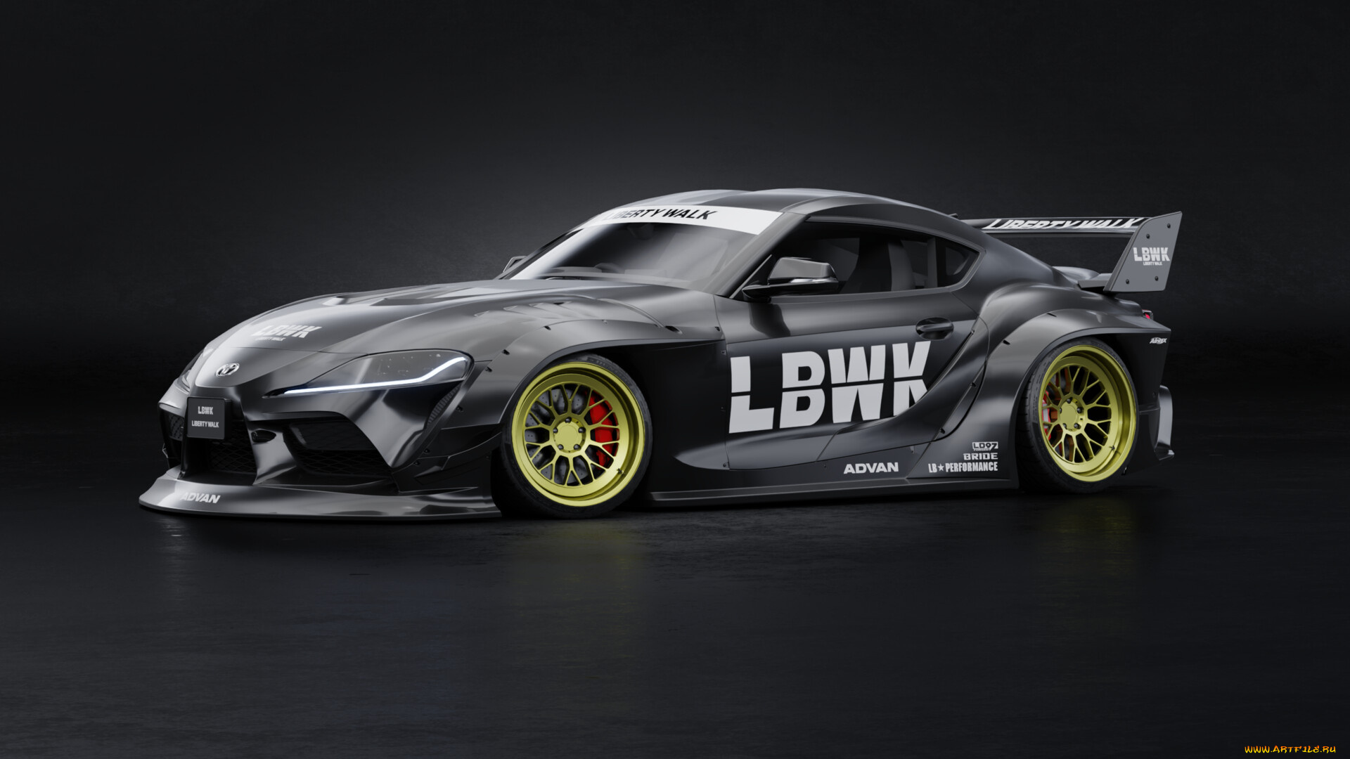 автомобили, 3д, toyota