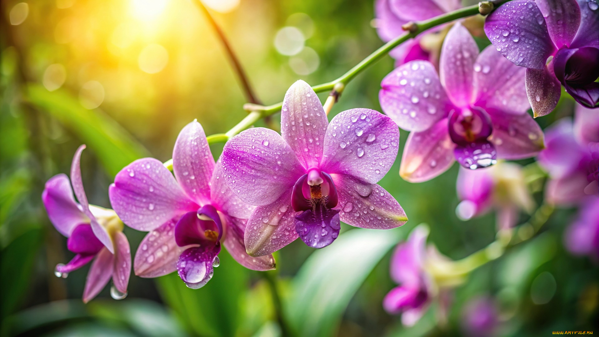 3д, графика, цветы, , flowers, орхидея