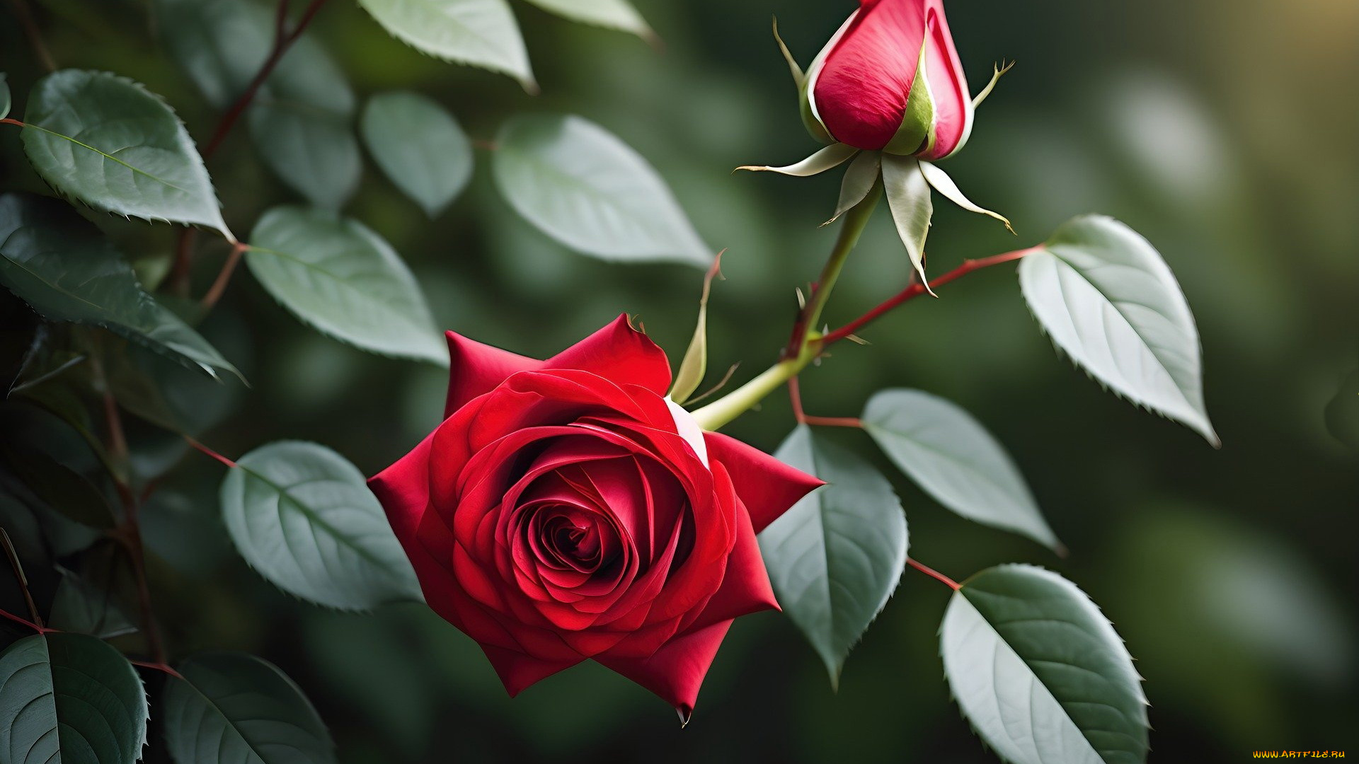 3д, графика, цветы, , flowers, розы