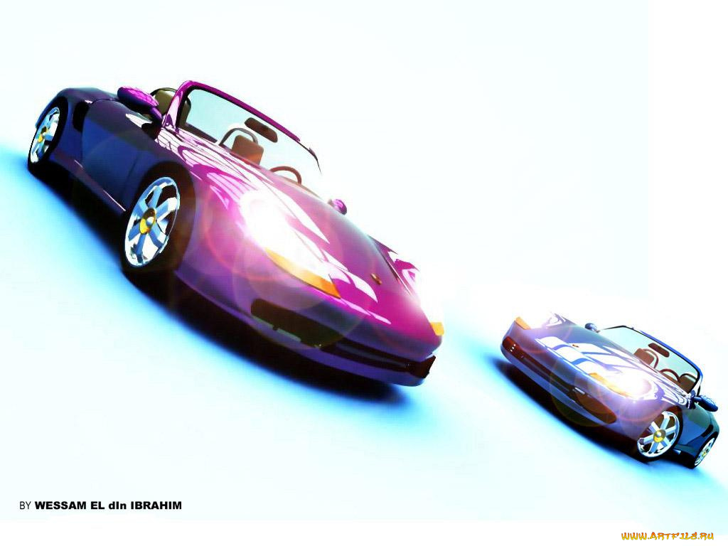 автомобили, 3д