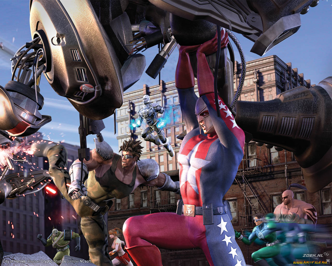 видео, игры, city, of, heroes