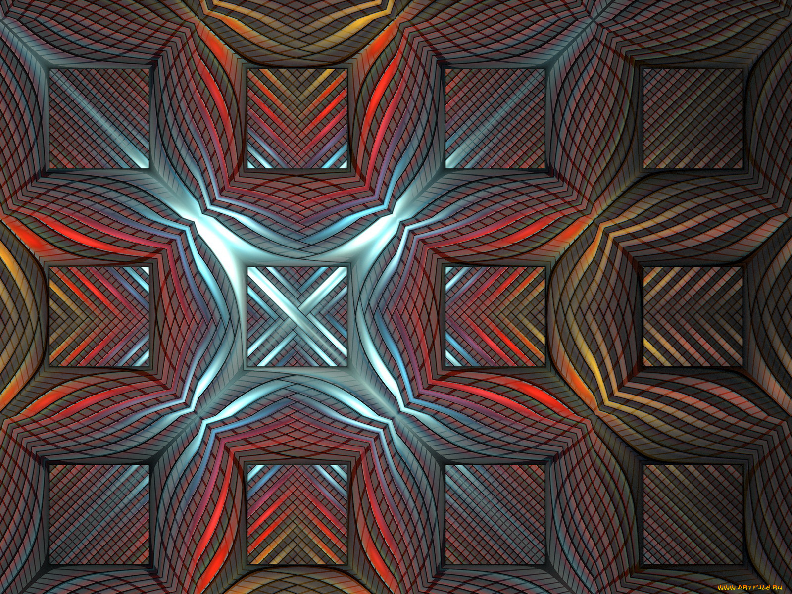 3д, графика, fractal, фракталы