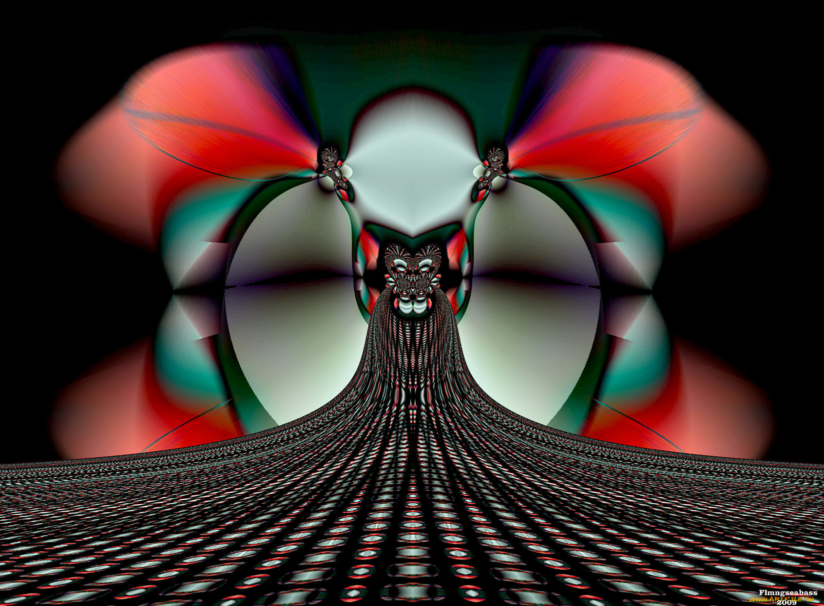 3д, графика, fractal, фракталы