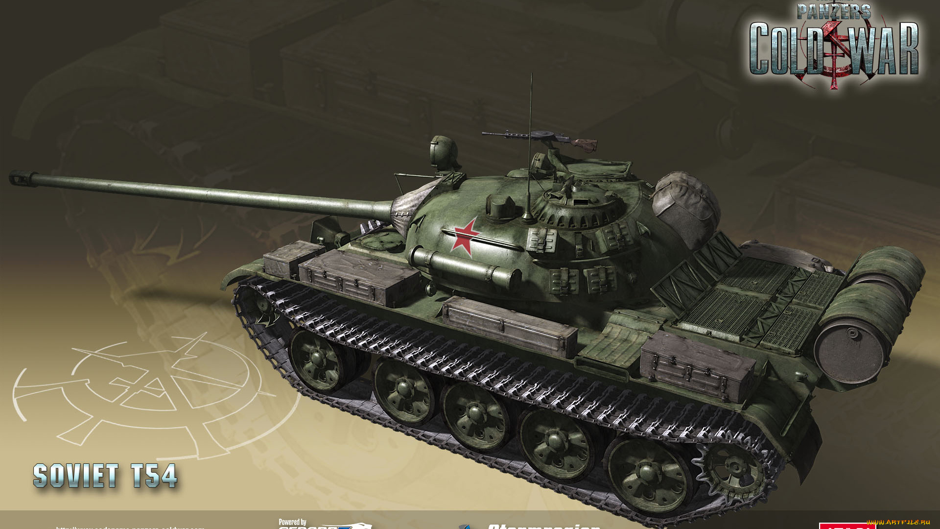 codename, panzers, cold, war, видео, игры, soviet, t54, танк