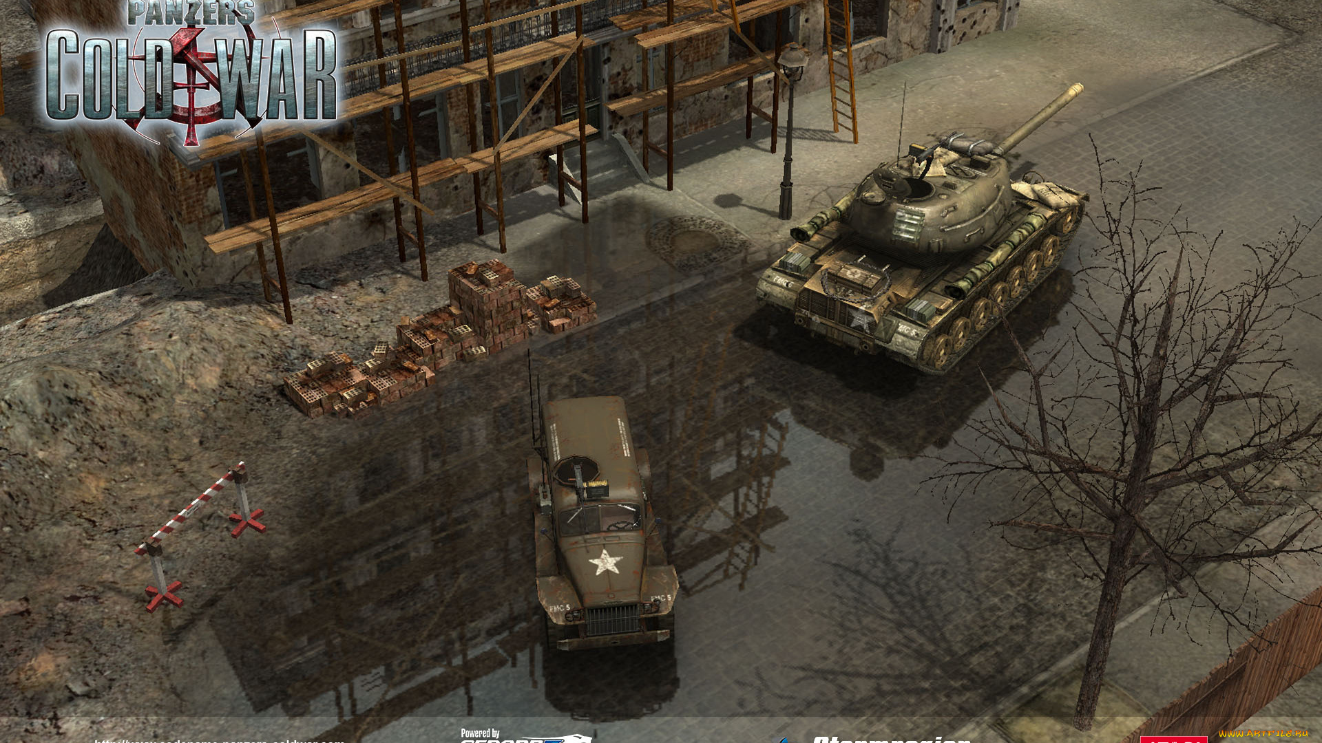 codename, panzers, cold, war, видео, игры, танк