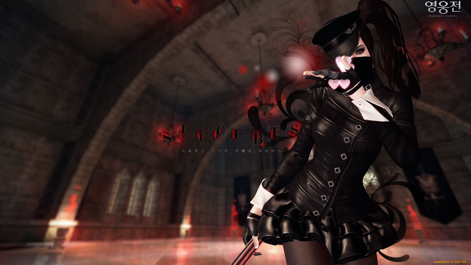 mabinogi, heroes, видео, игры, vindictus, девушка, светильники