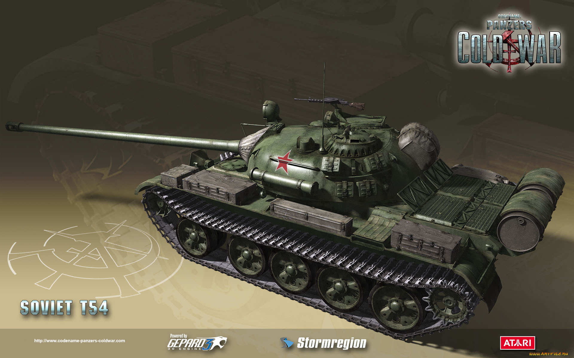 codename, panzers, cold, war, видео, игры, soviet, t54, танк