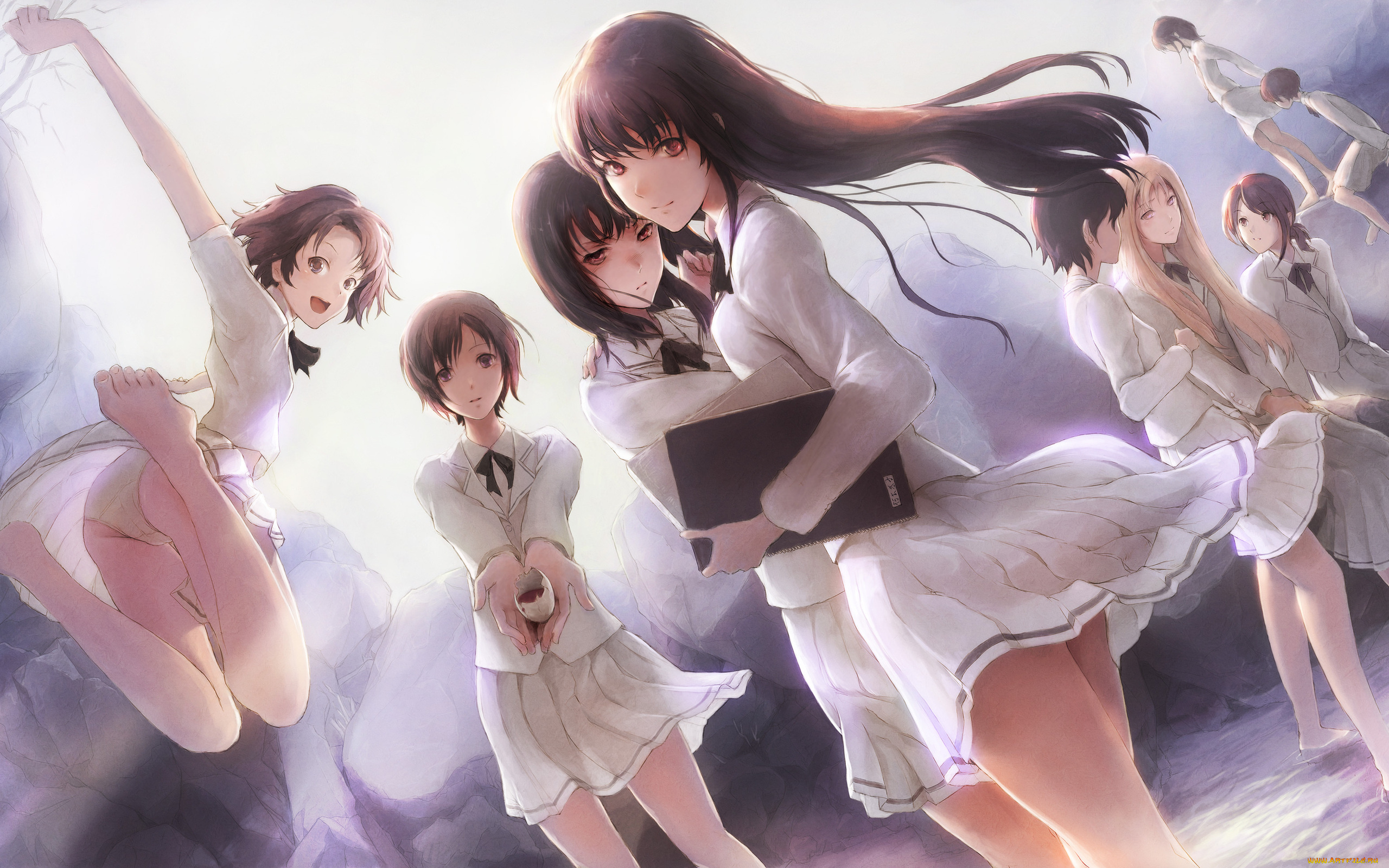 аниме, *unknown, другое, девушки