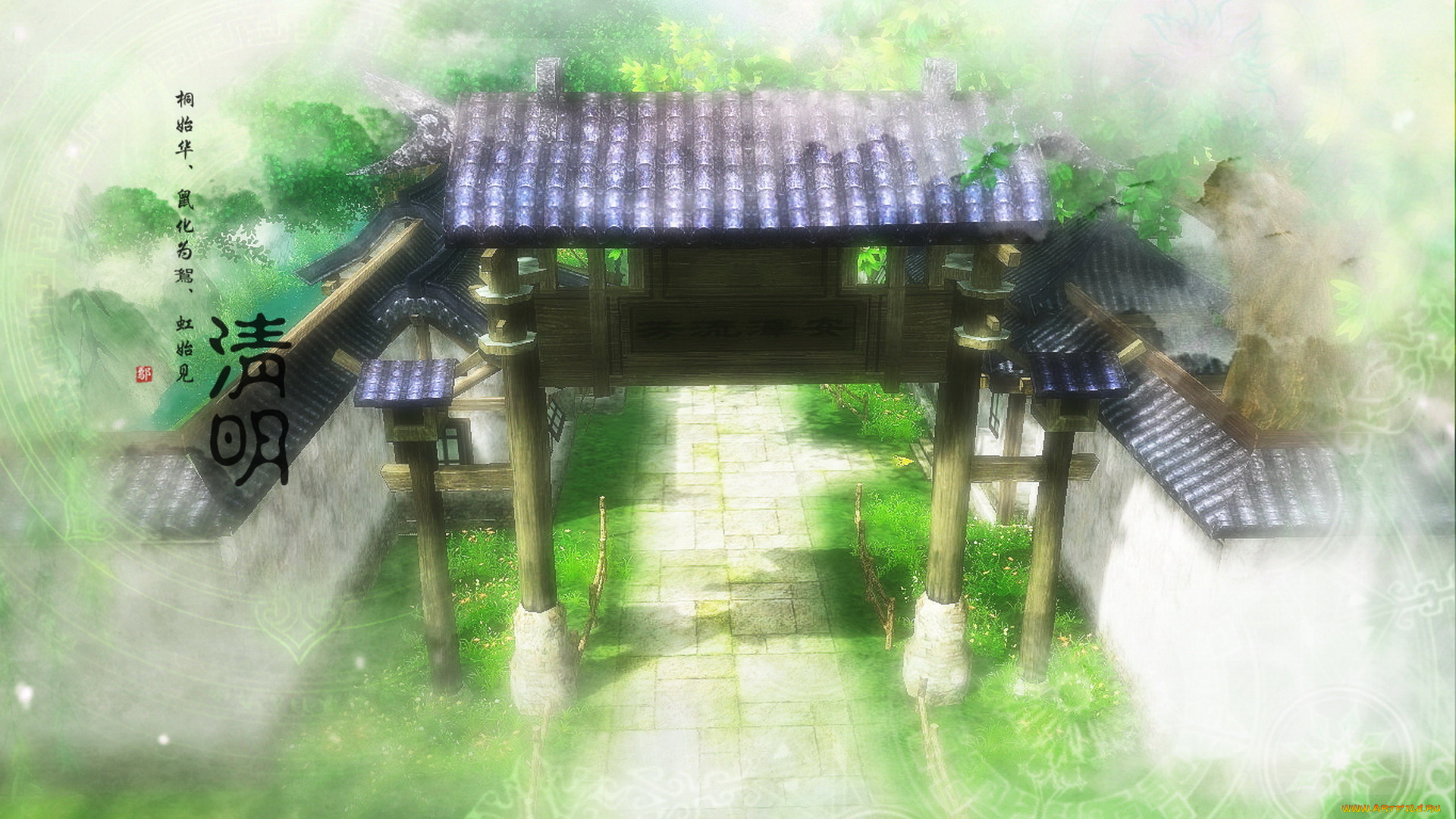 рисованные, другое, живопись, Японская