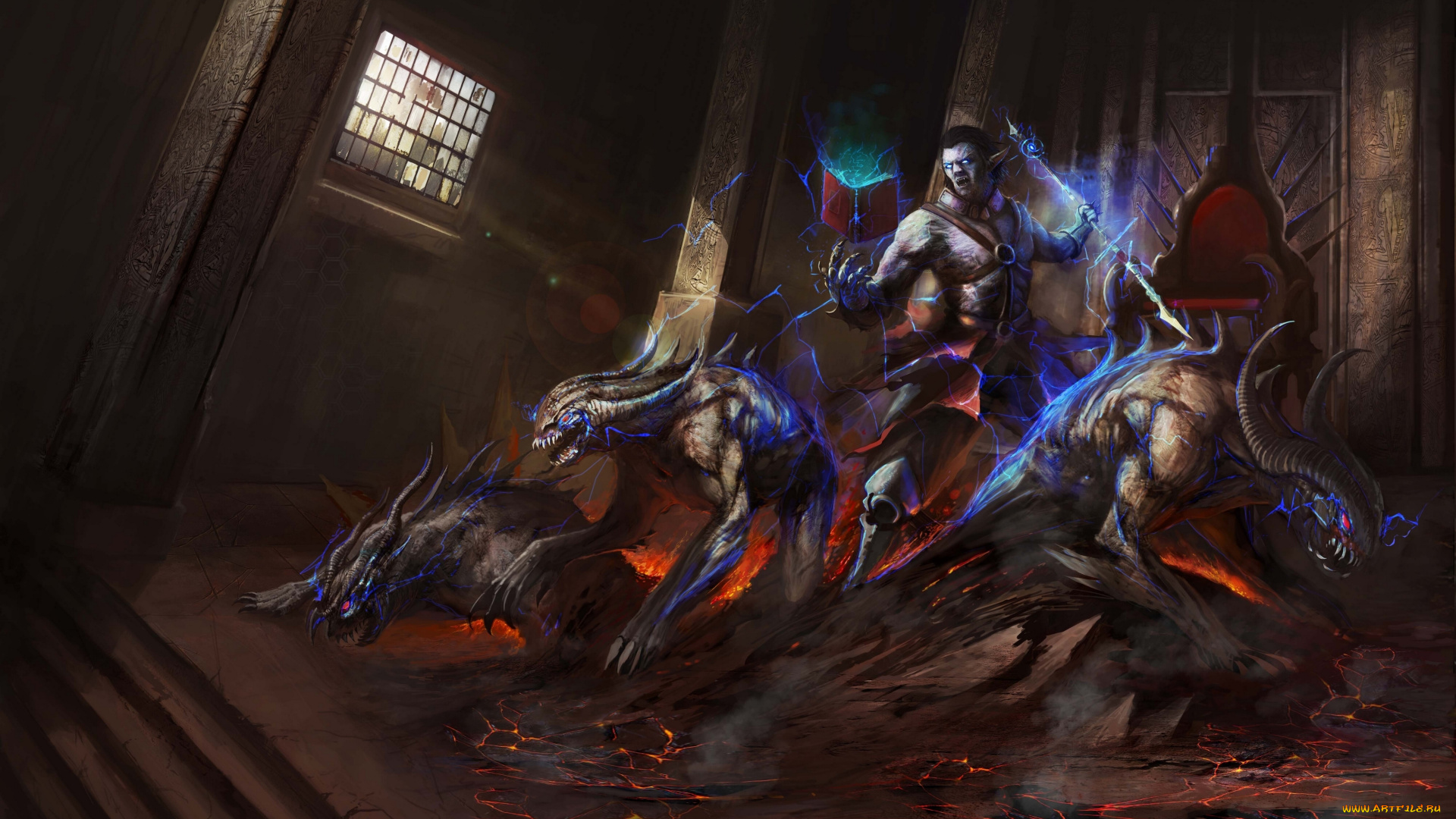 фэнтези, маги, нежить, демоны, магия