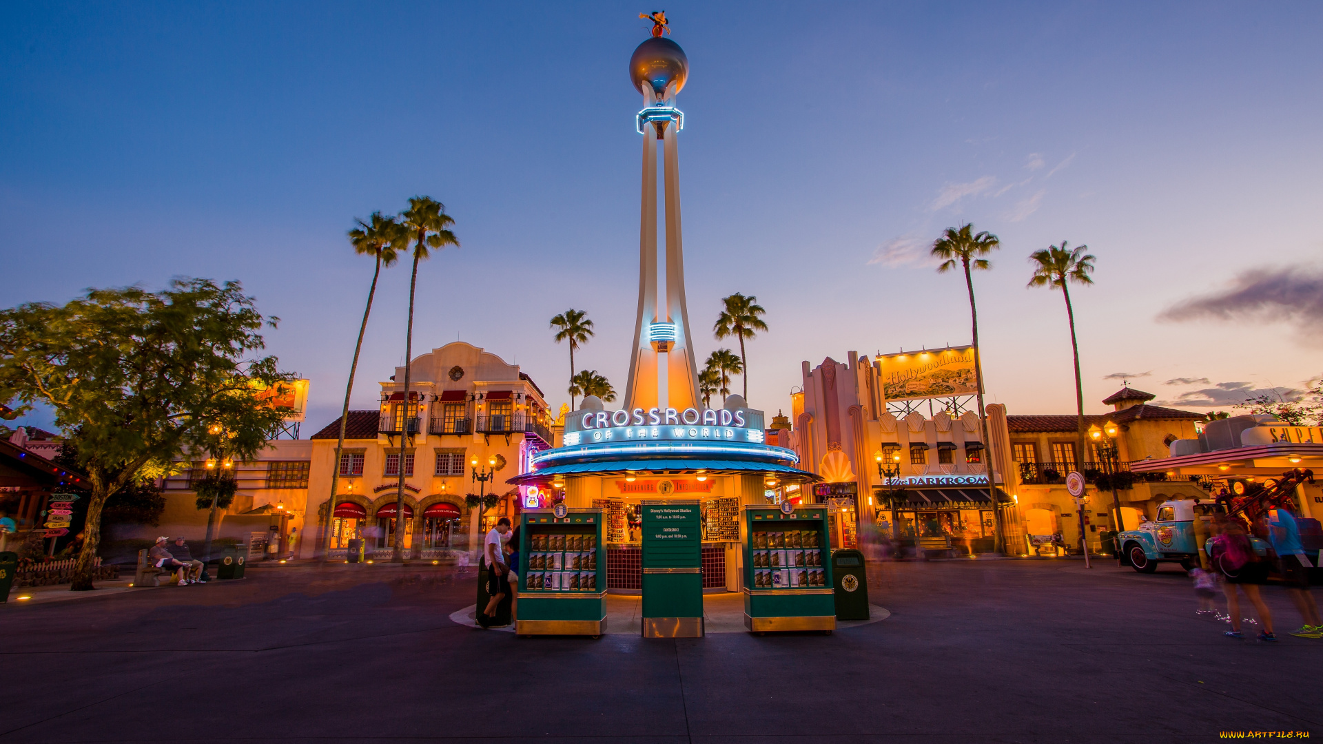 города, диснейленд, дисней