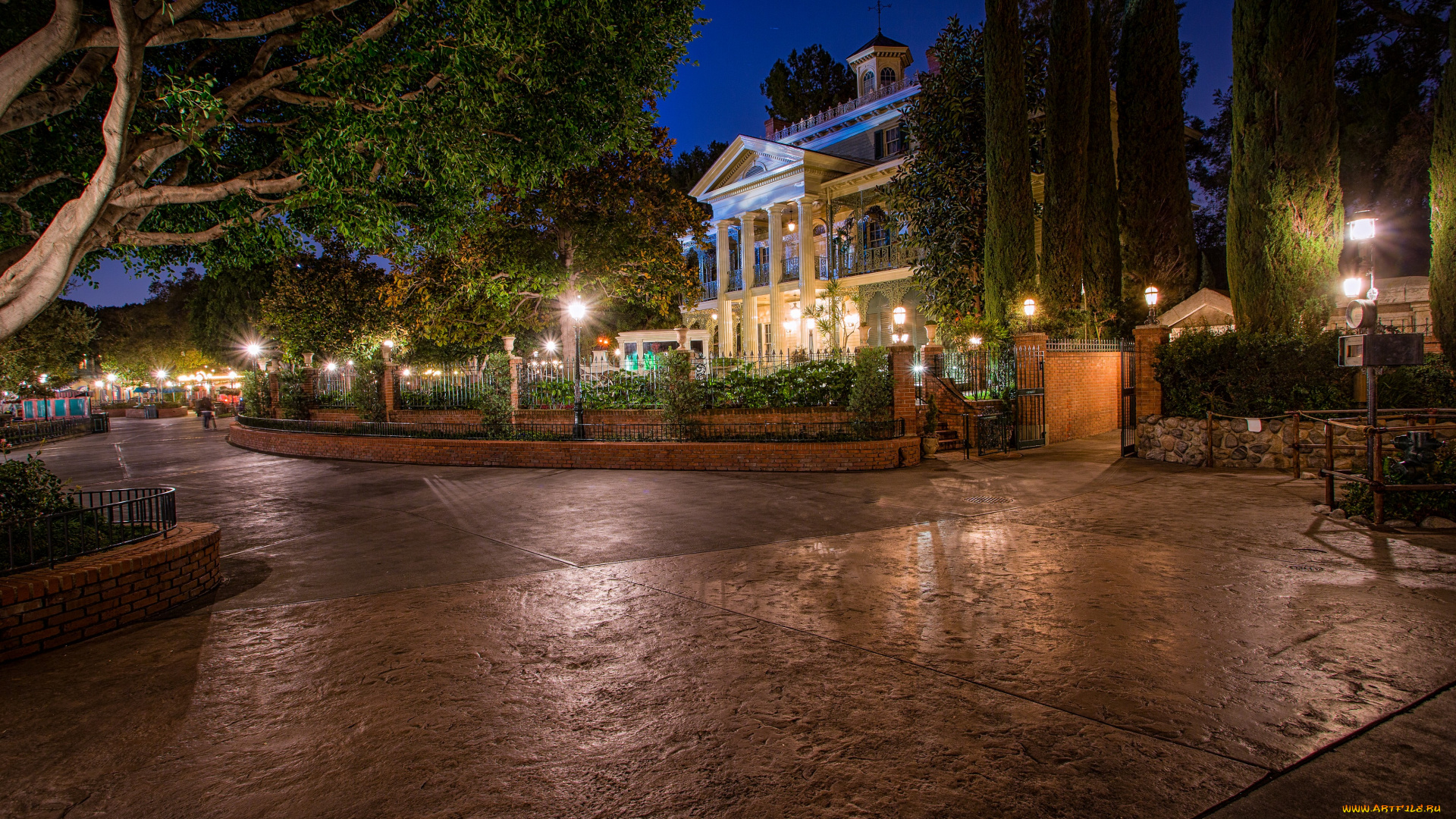 города, диснейленд, парк, диснея