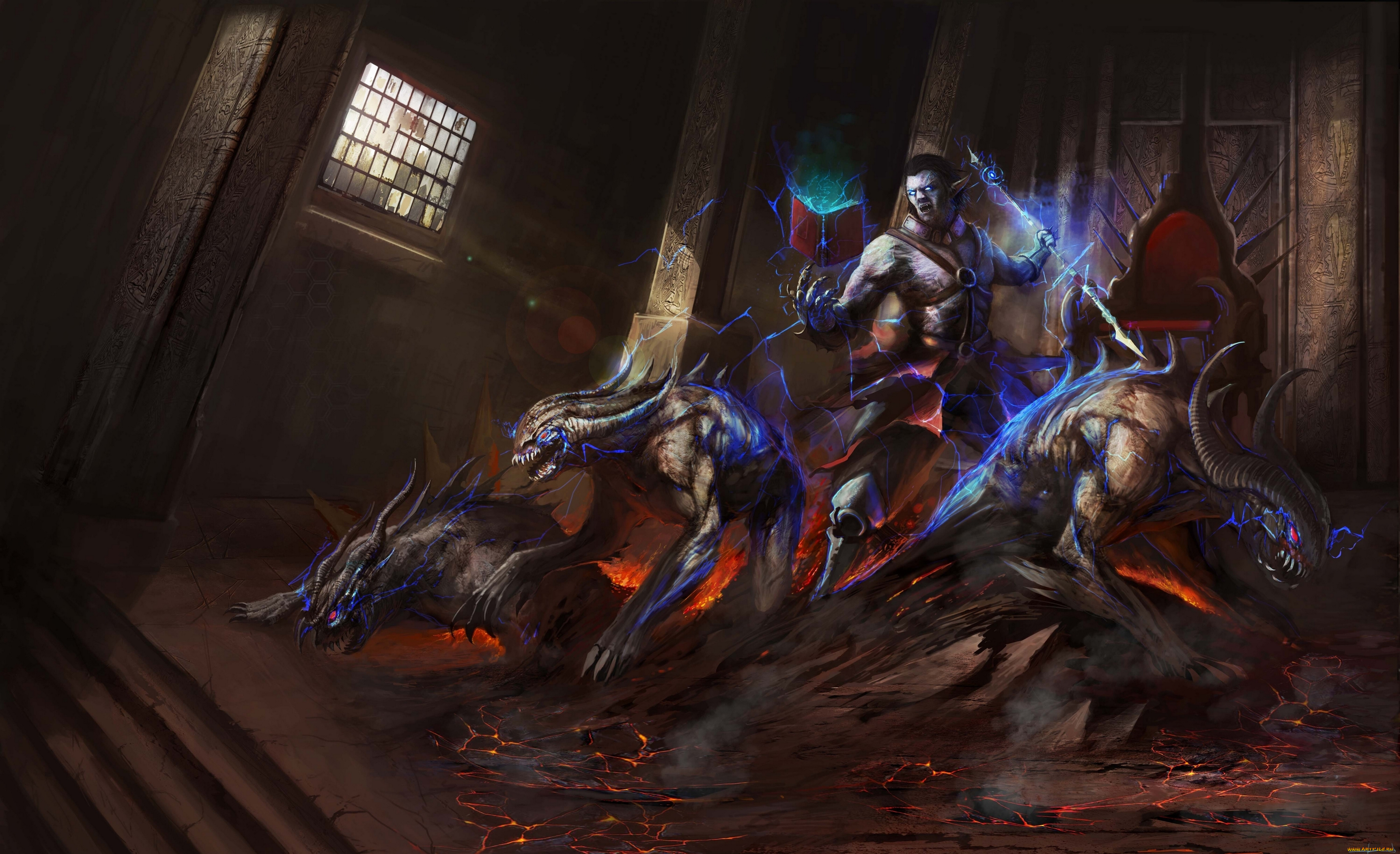 фэнтези, маги, нежить, демоны, магия