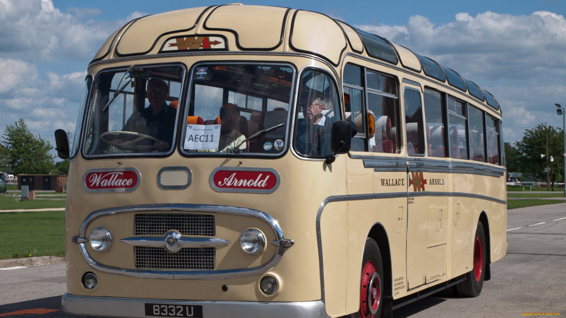 1958, aec, relianceplaxton, wallace, arnold, автомобили, автобусы, общественный, транспорт, автобус