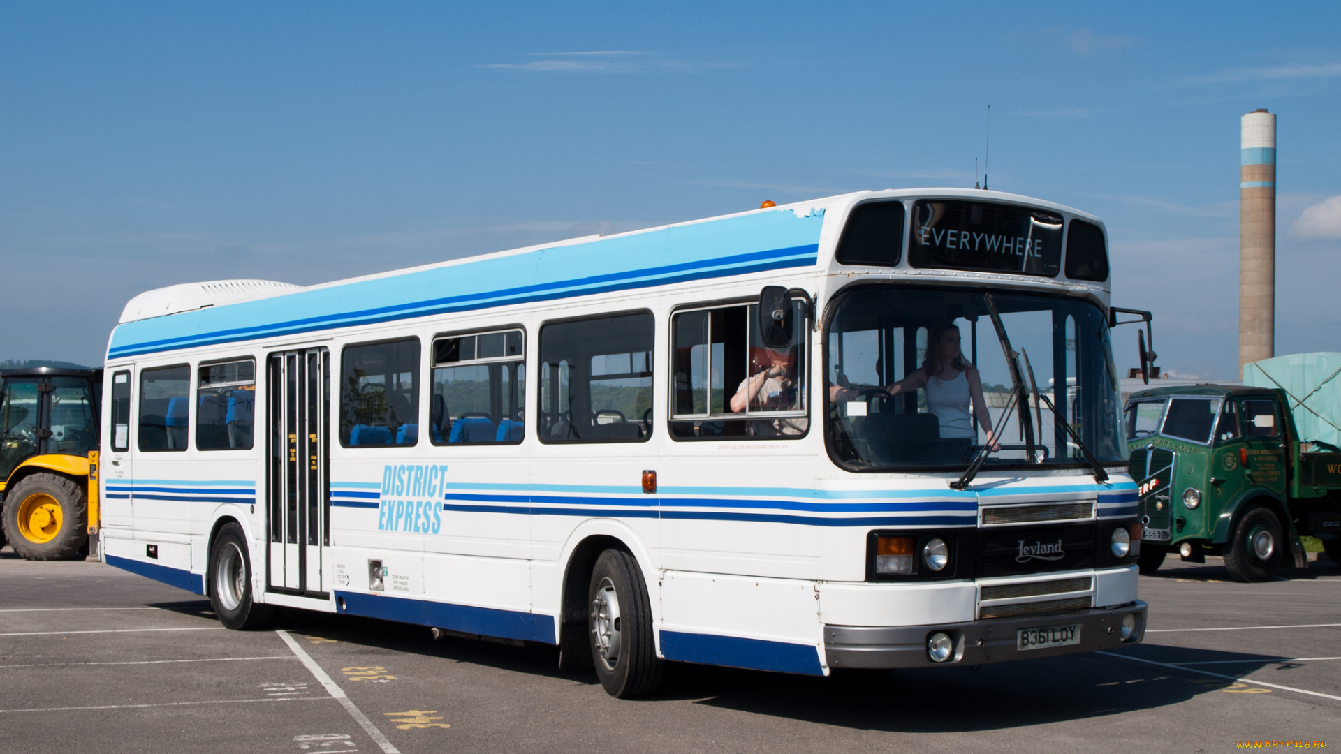 1984, leyland, national, ex, british, airways, автомобили, автобусы, общественный, транспорт, автобус