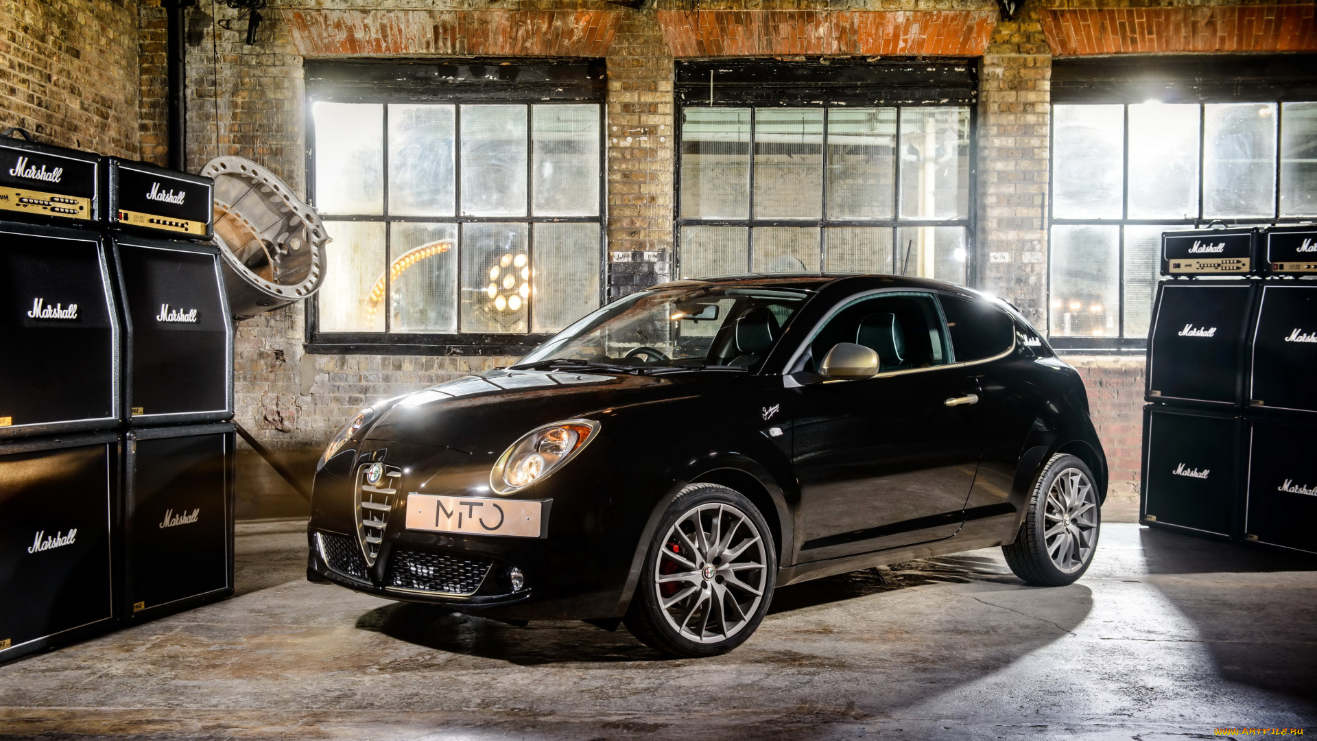 2014, alfa, romeo, mito, , marshall, автомобили, alfa, romeo, тюнинг, черный, alfa, romeo