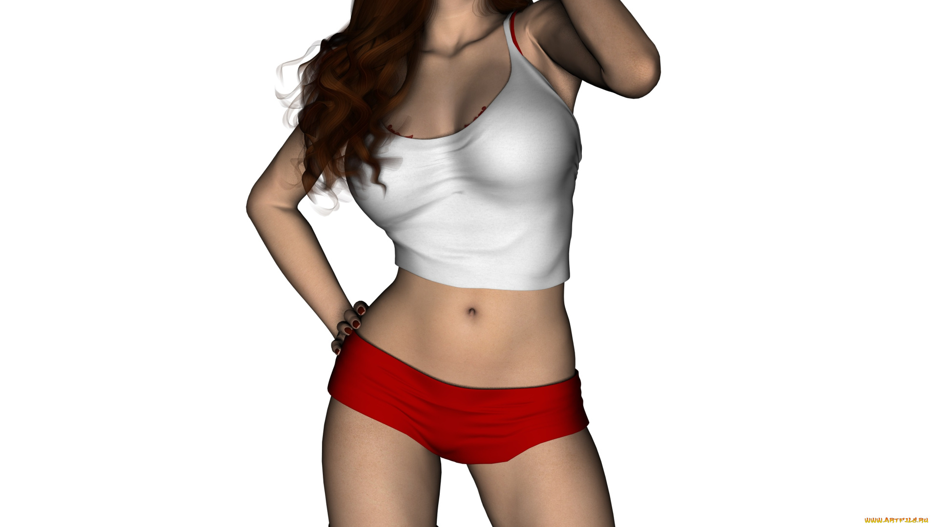 3д, графика, люди, , people, девушка, взгляд