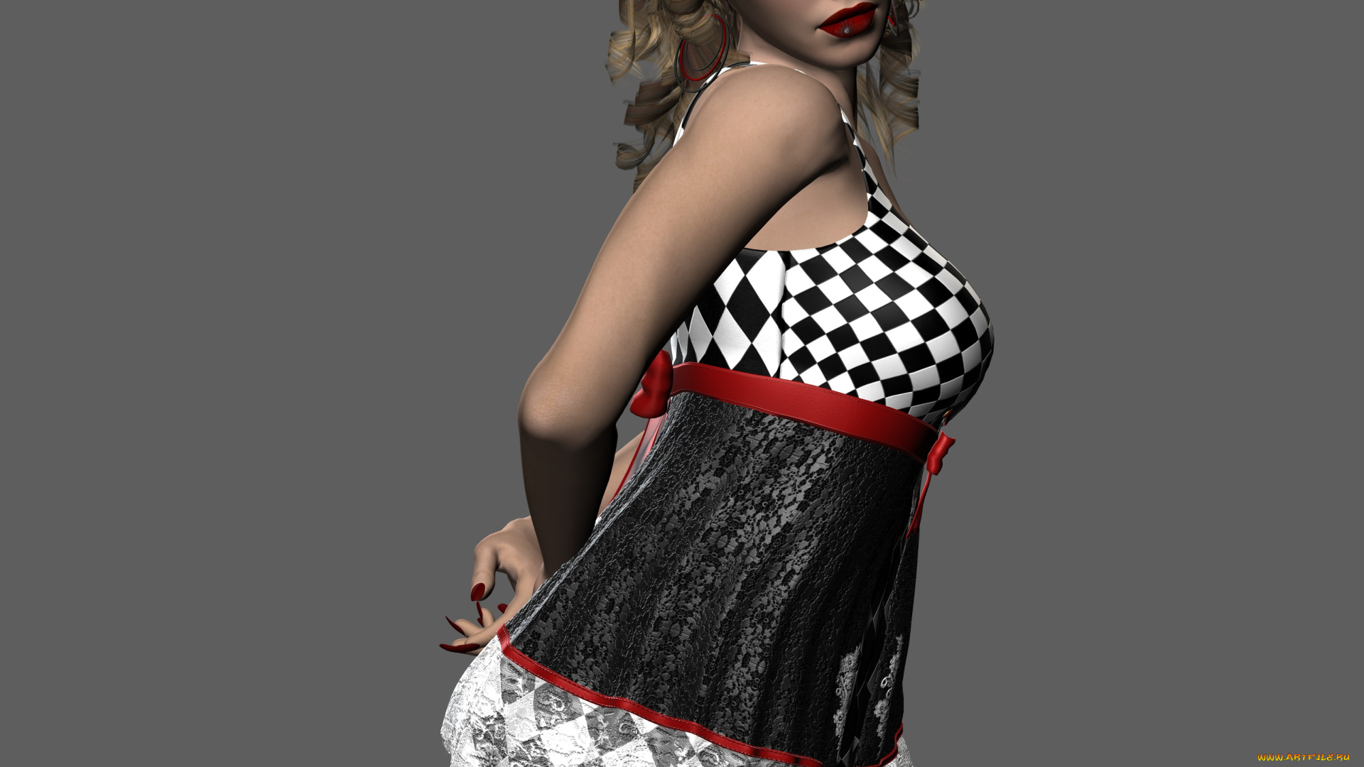 3д, графика, люди, , people, взгляд, девушка