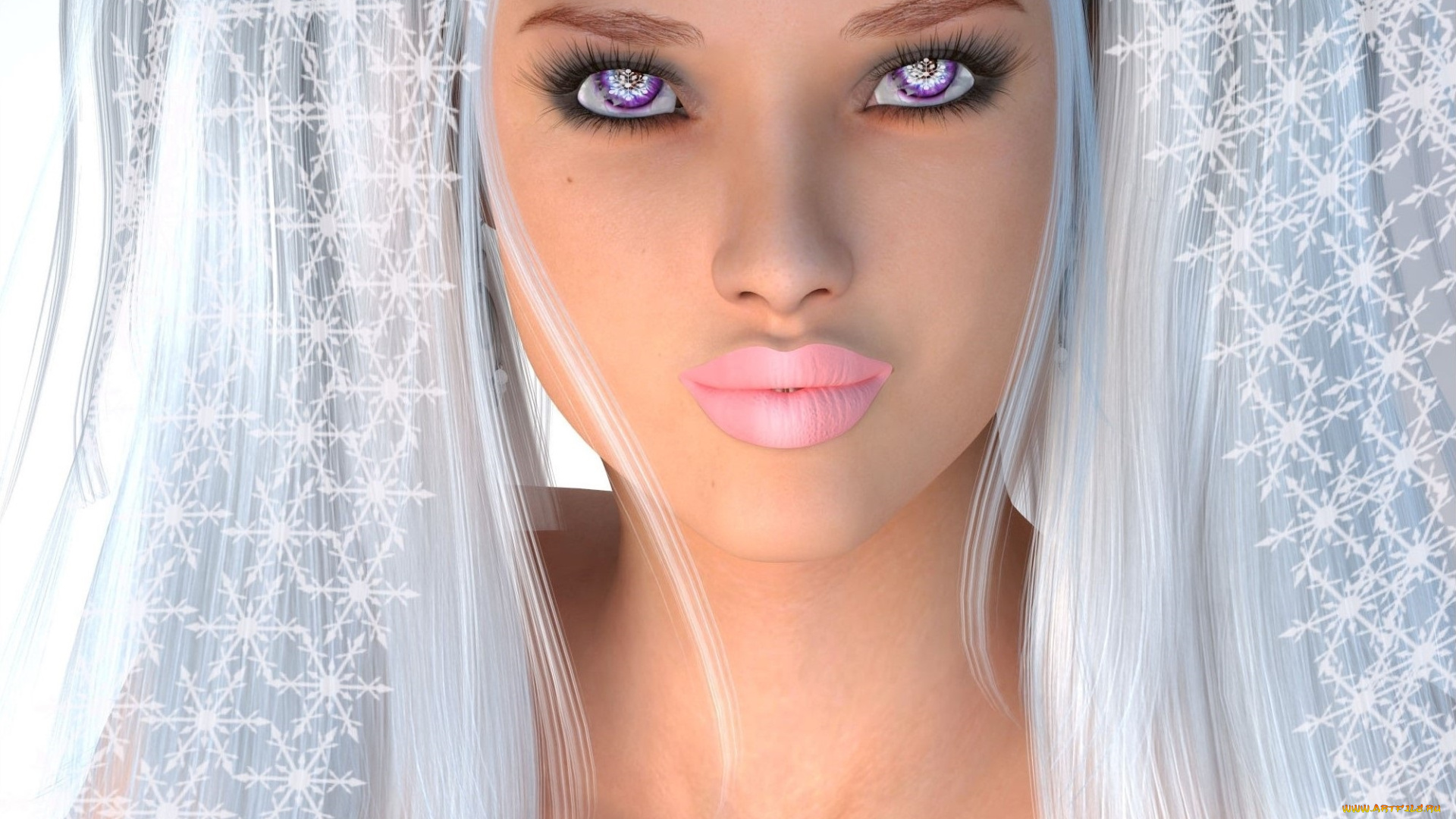 3д, графика, портрет, , portraits, девушка, взгляд