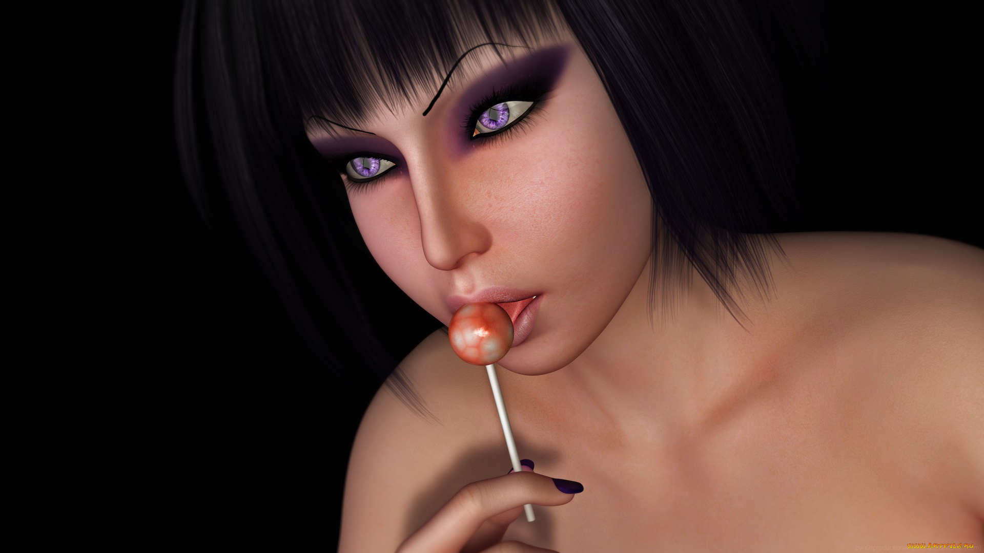 3д, графика, портрет, , portraits, девушка, взгляд