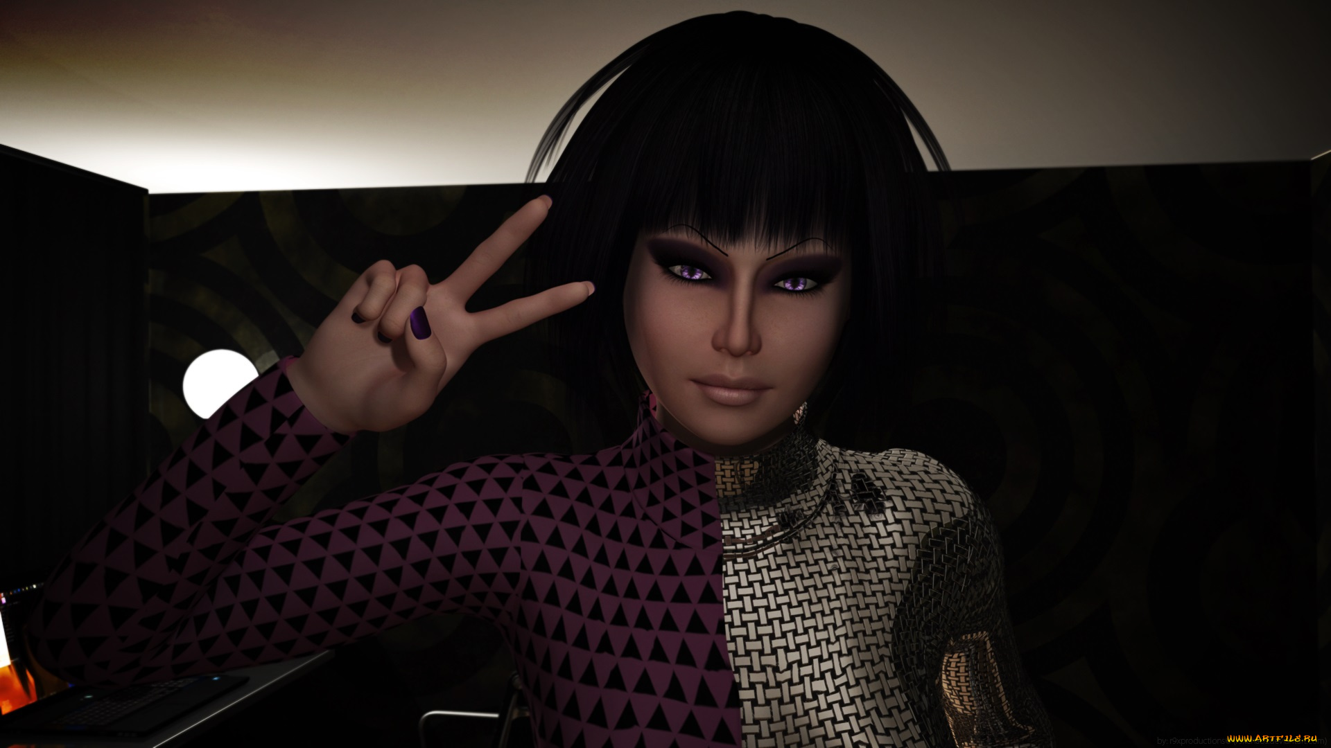 3д, графика, портрет, , portraits, девушка, взгляд