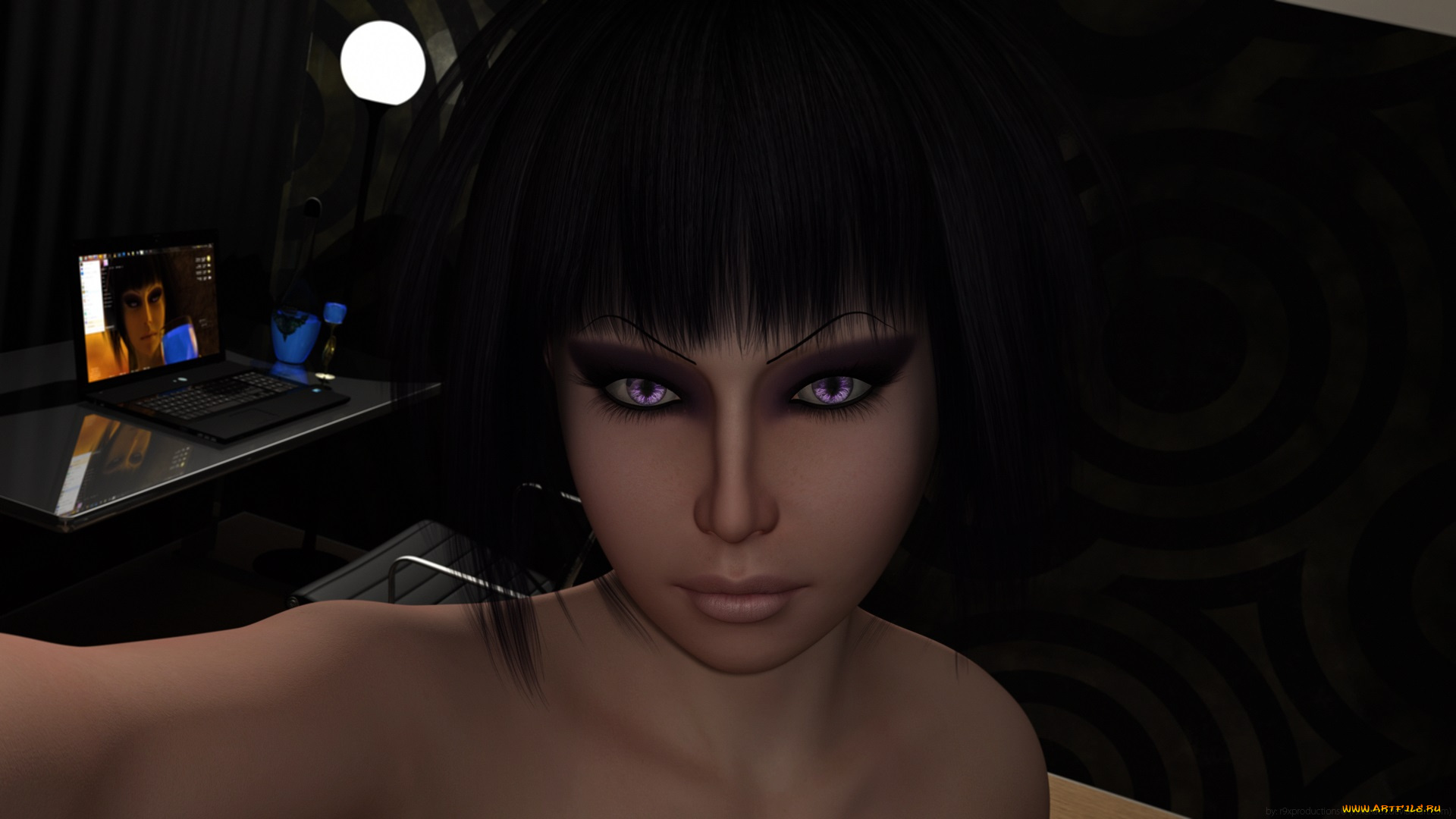 3д, графика, портрет, , portraits, девушка, взгляд