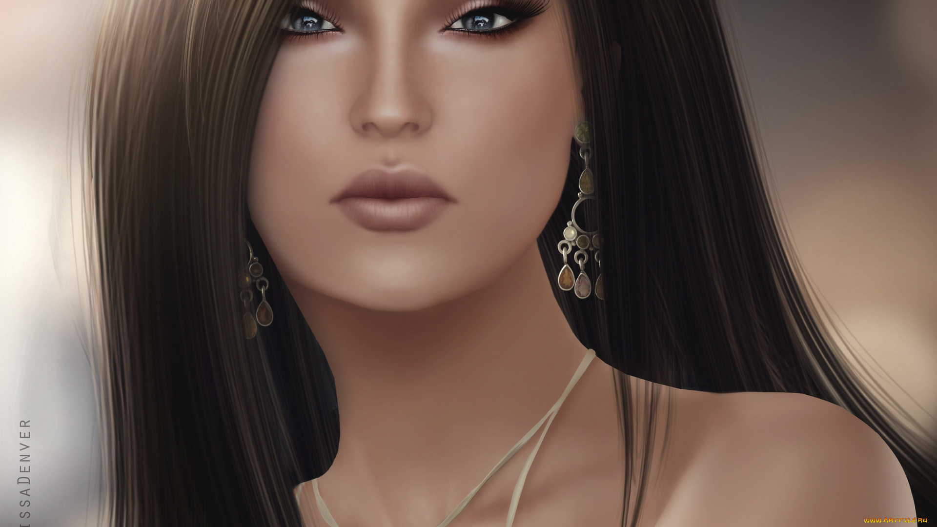 3д, графика, портрет, , portraits, волосы