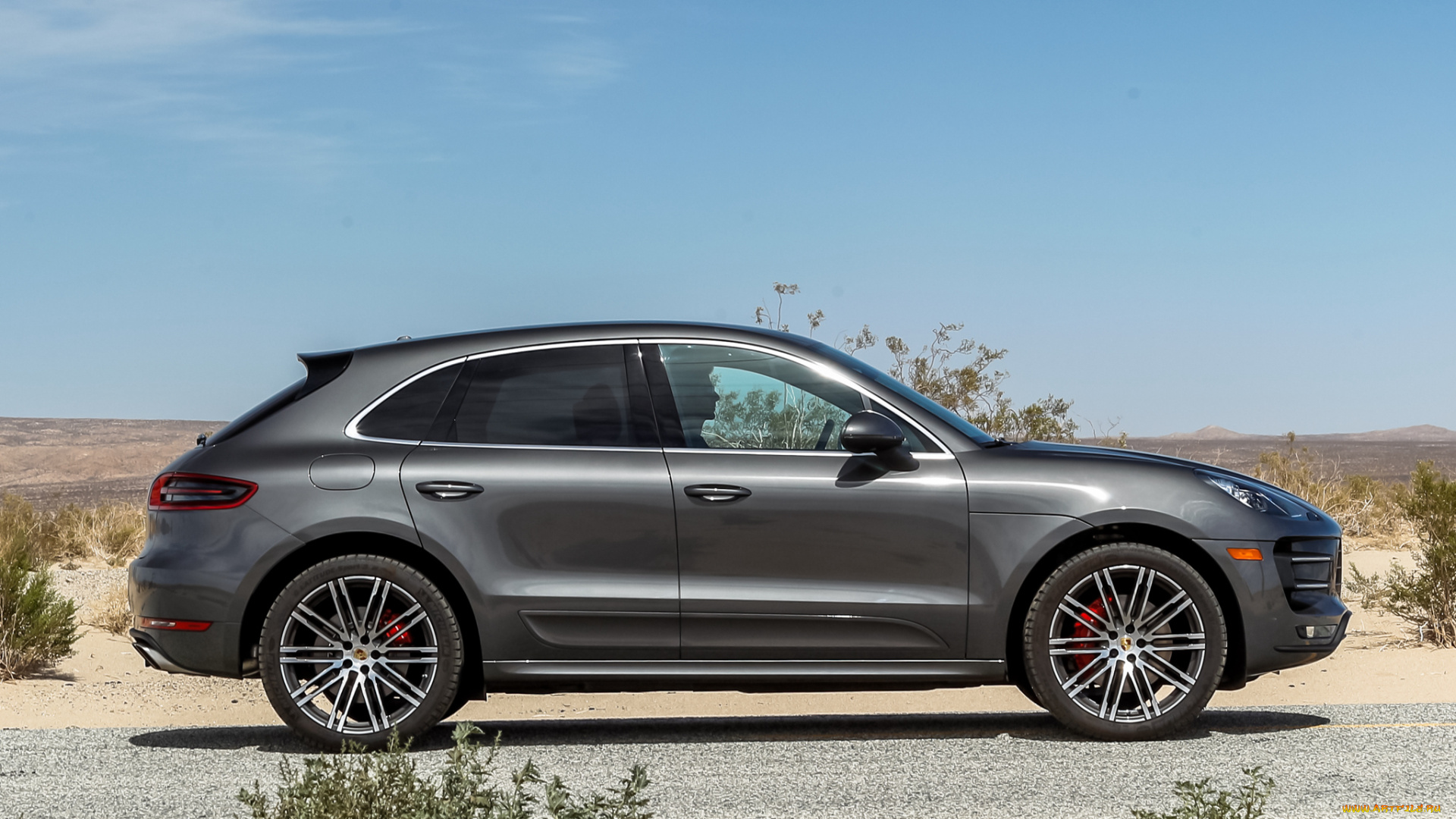 автомобили, porsche, темный, 2015г, 95b, us-spec, turbo, macan