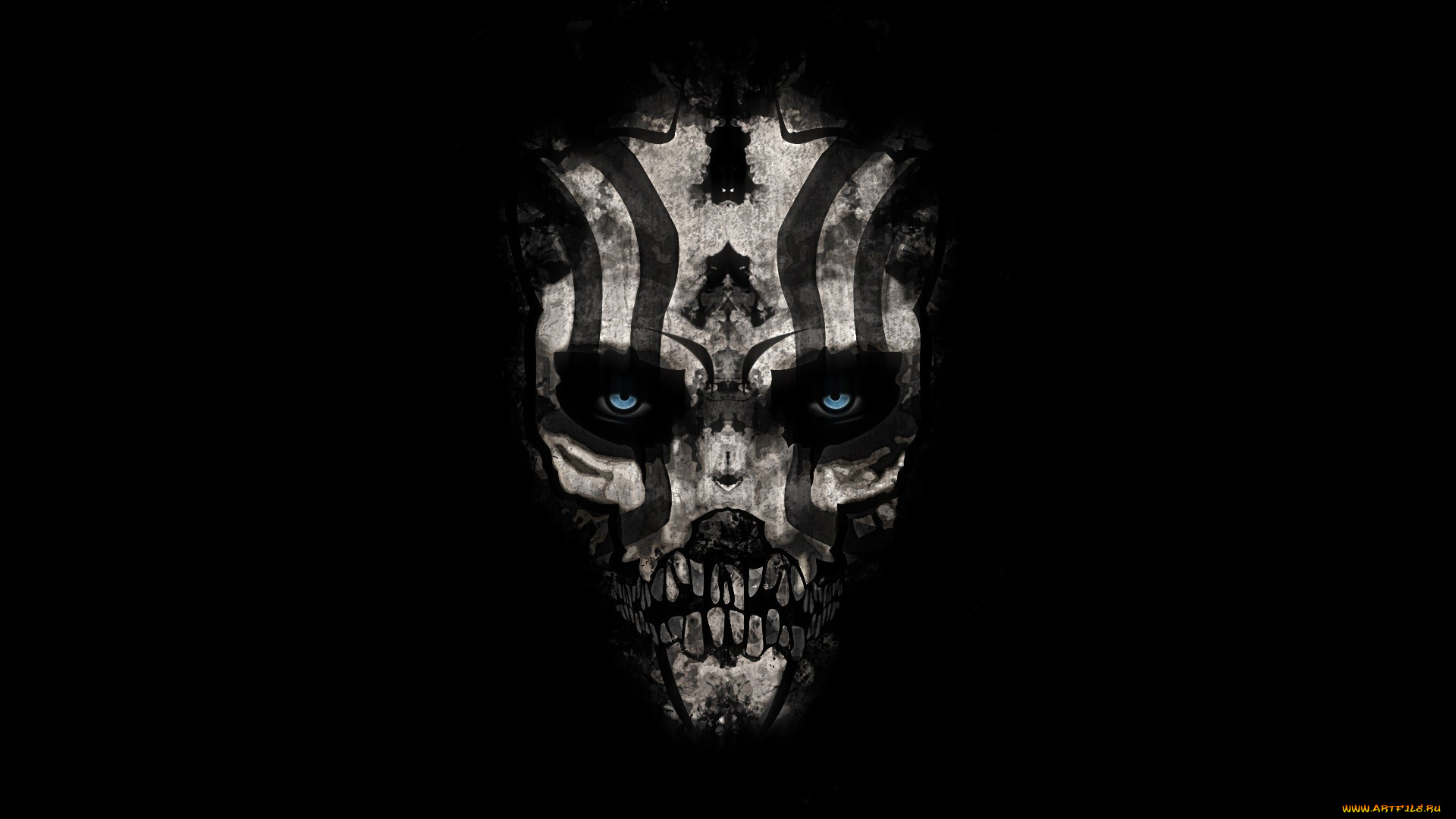 рисованные, минимализм, маска