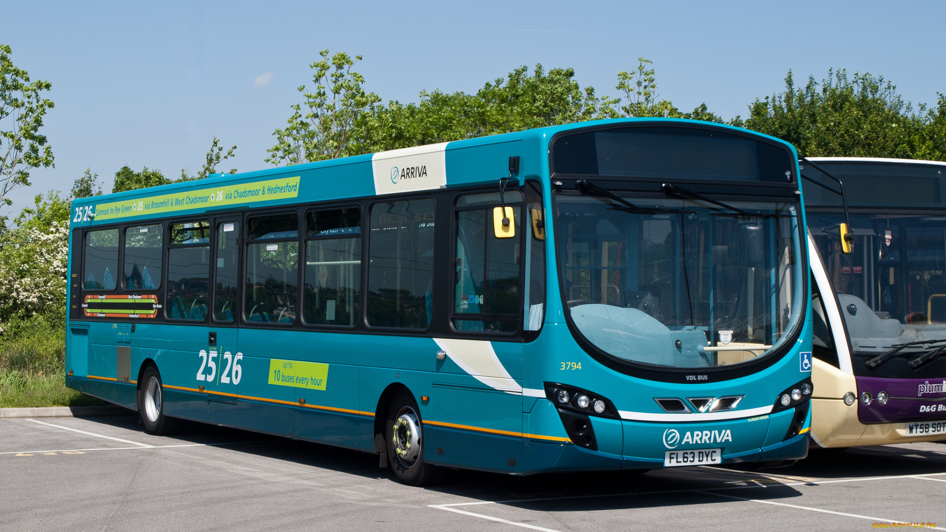 vdl, sb200wright, pulsar, arriva, 3794, автомобили, автобусы, общественный, транспорт, автобус