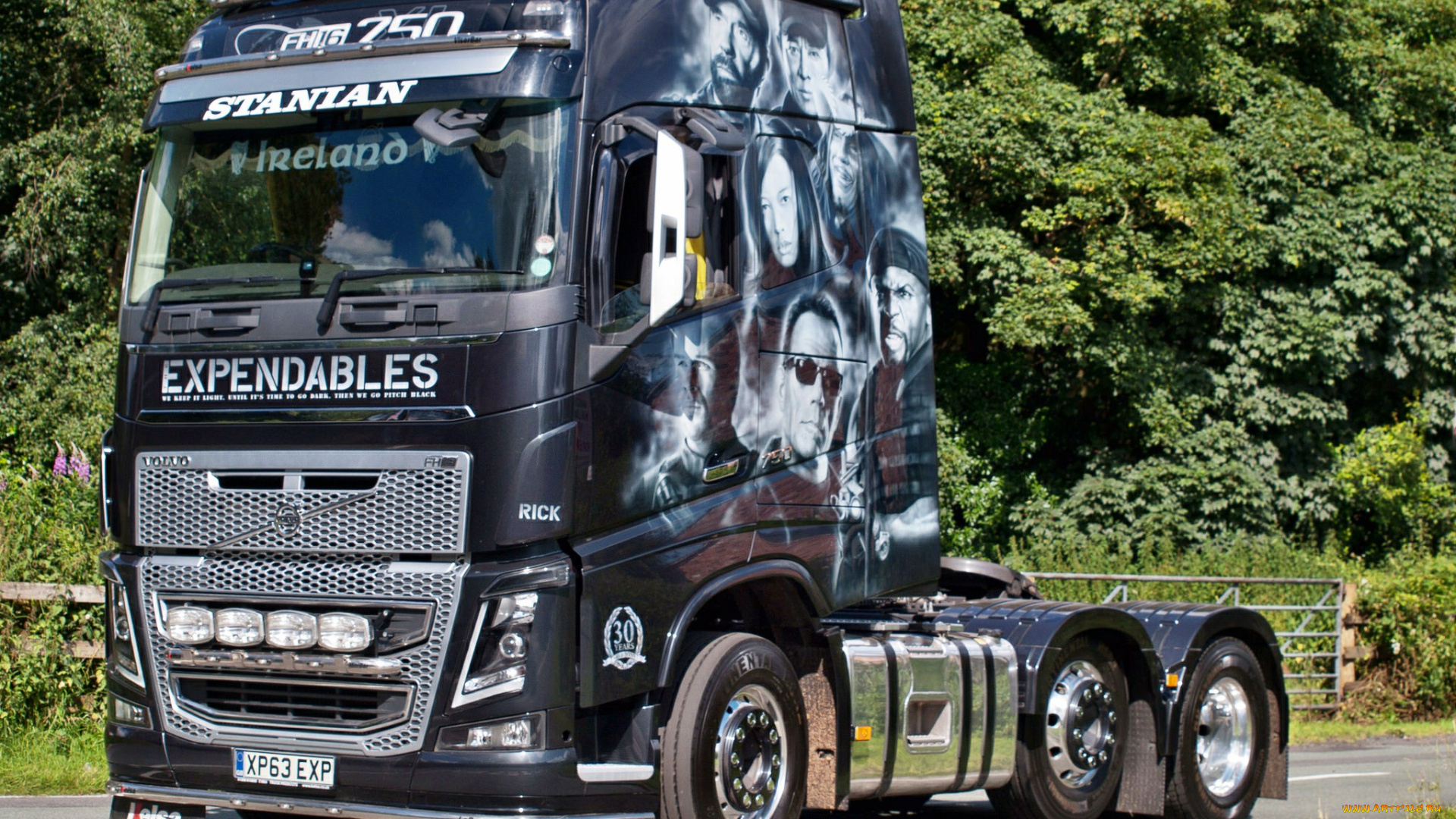 volvo, fh16, expendables, автомобили, volvo, trucks, тяжёлый, грузовик, седельный, тягач